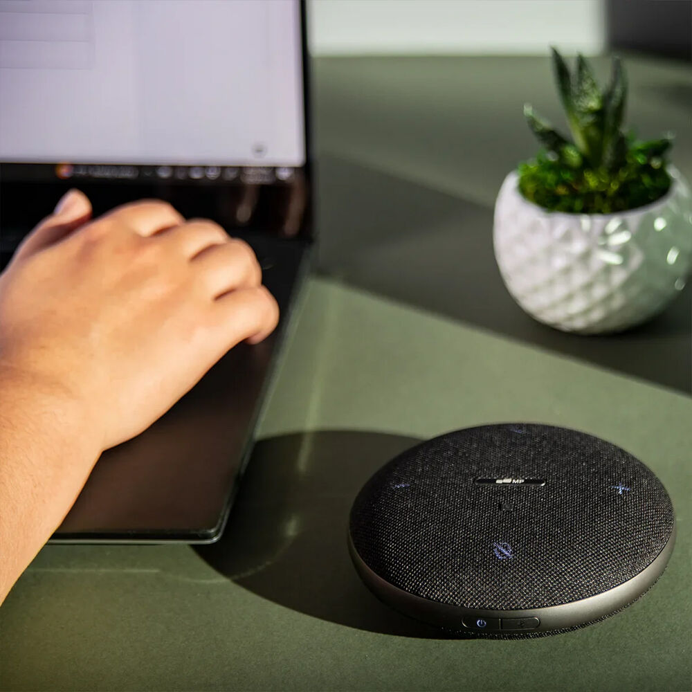Mobile Pixels conference speaker for Bluetooth meeting audio with omni-directional voice pickup — view 4