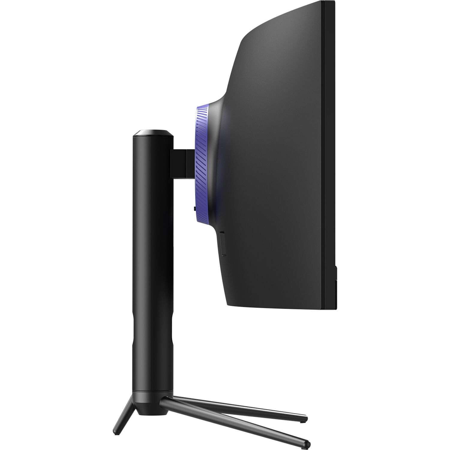 45-inch curved OLED DQHD ultrawide gaming monitor with 165Hz refresh and built-in speakers — view 6