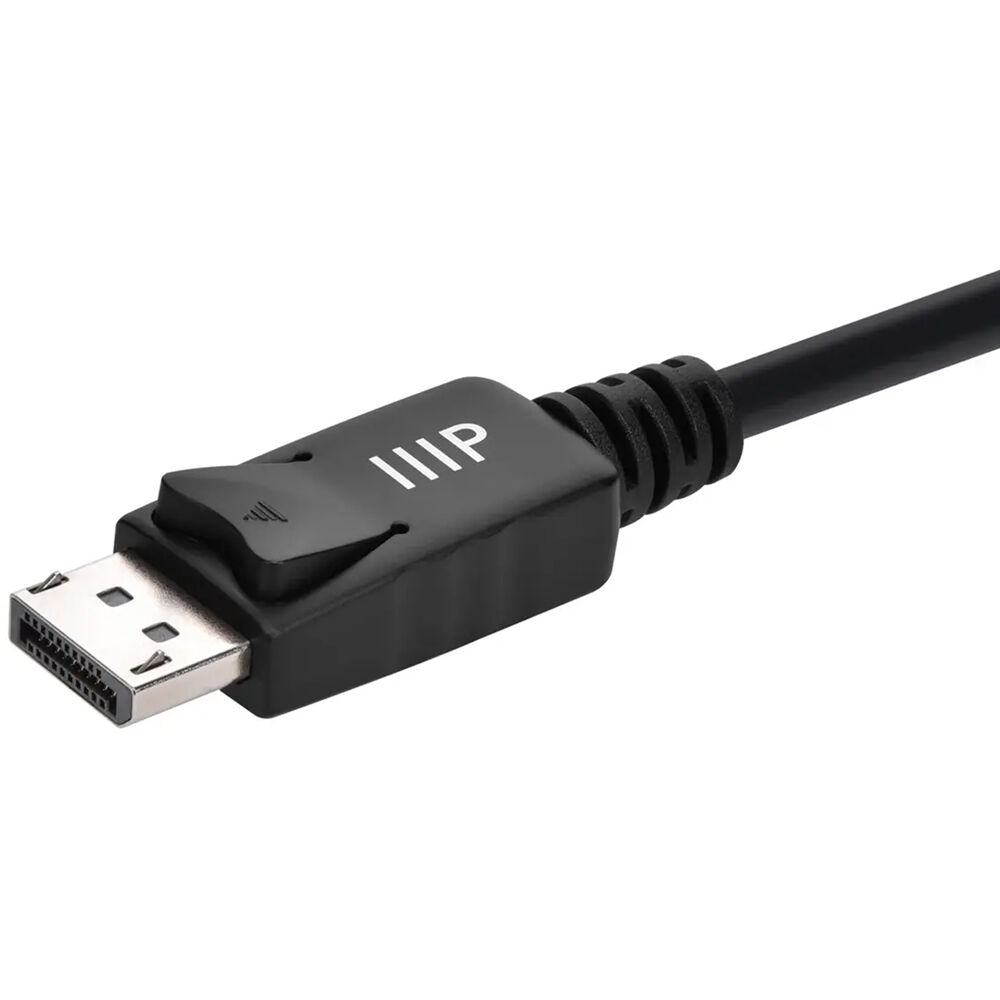 Monoprice 10 ft DisplayPort 1.4 to HDMI cable rated for 8K 60 Hz and 30 AWG construction — view 5