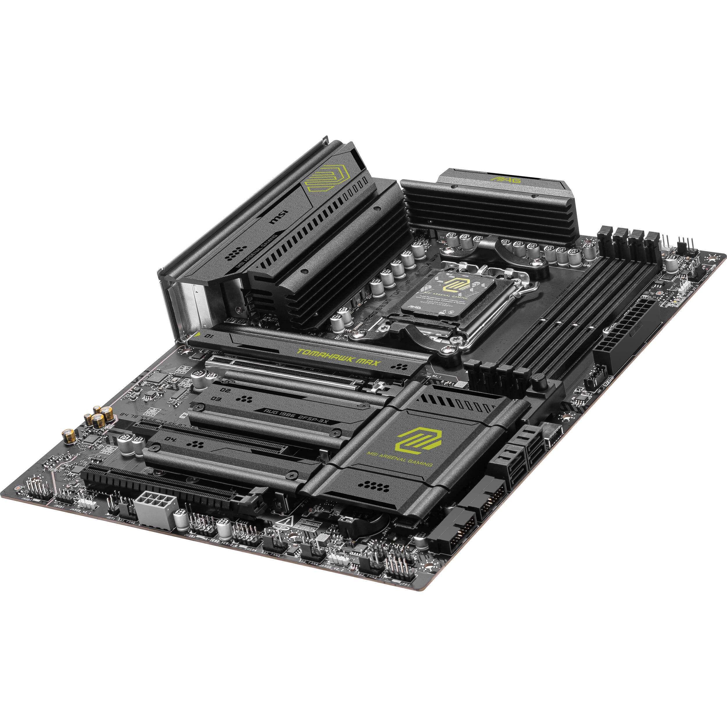 MSI MAG B850 TOMAHAWK MAX WIFI ATX AM5 motherboard with onboard Wi‑Fi — view 4