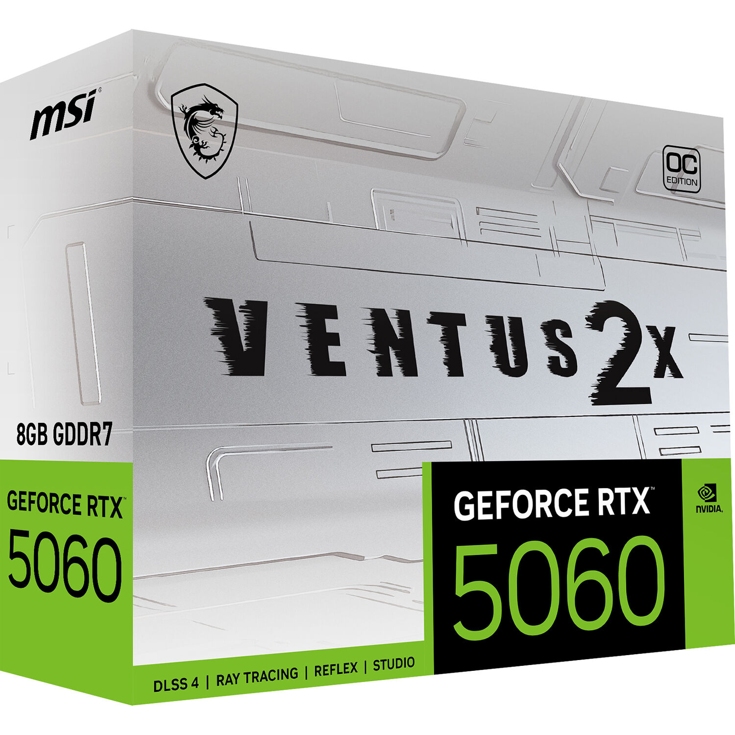 RTX 5060 8G VENTUS 2X OC WHITE — view 9