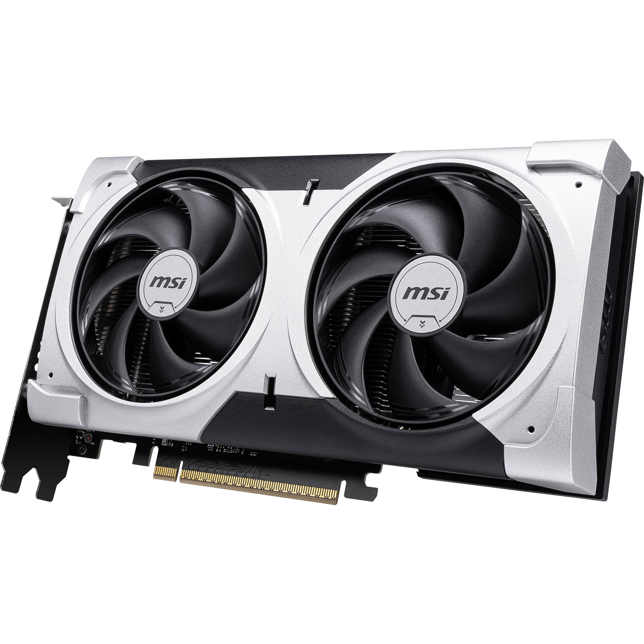 MSI RTX 5060 Ti 16G VENTUS 2X OC PLUS dual-fan graphics card with 16GB GDDR7 memory — view 3