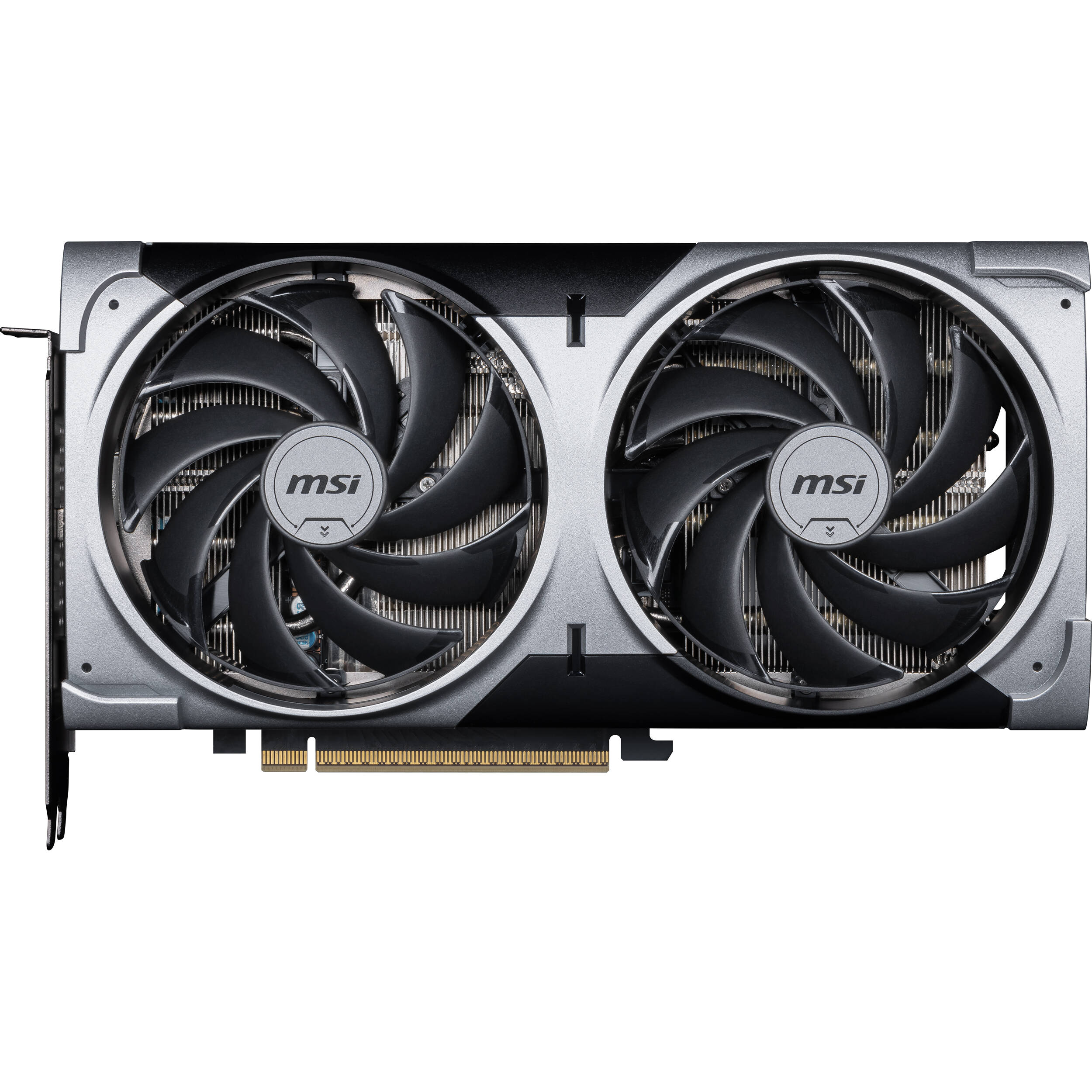 MSI GeForce RTX 5070 12G VENTUS 2X OC graphics card with dual fans and 12 GB memory — view 2