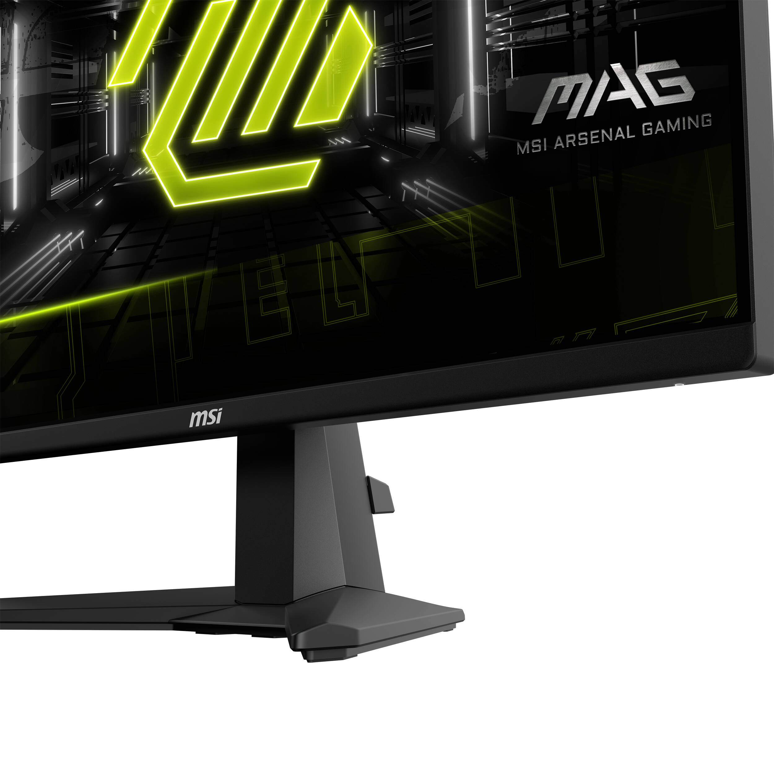 MSI MAG 255XF 25-inch flat gaming monitor with Rapid IPS panel, 300 Hz refresh rate, and metallic black finish — view 14
