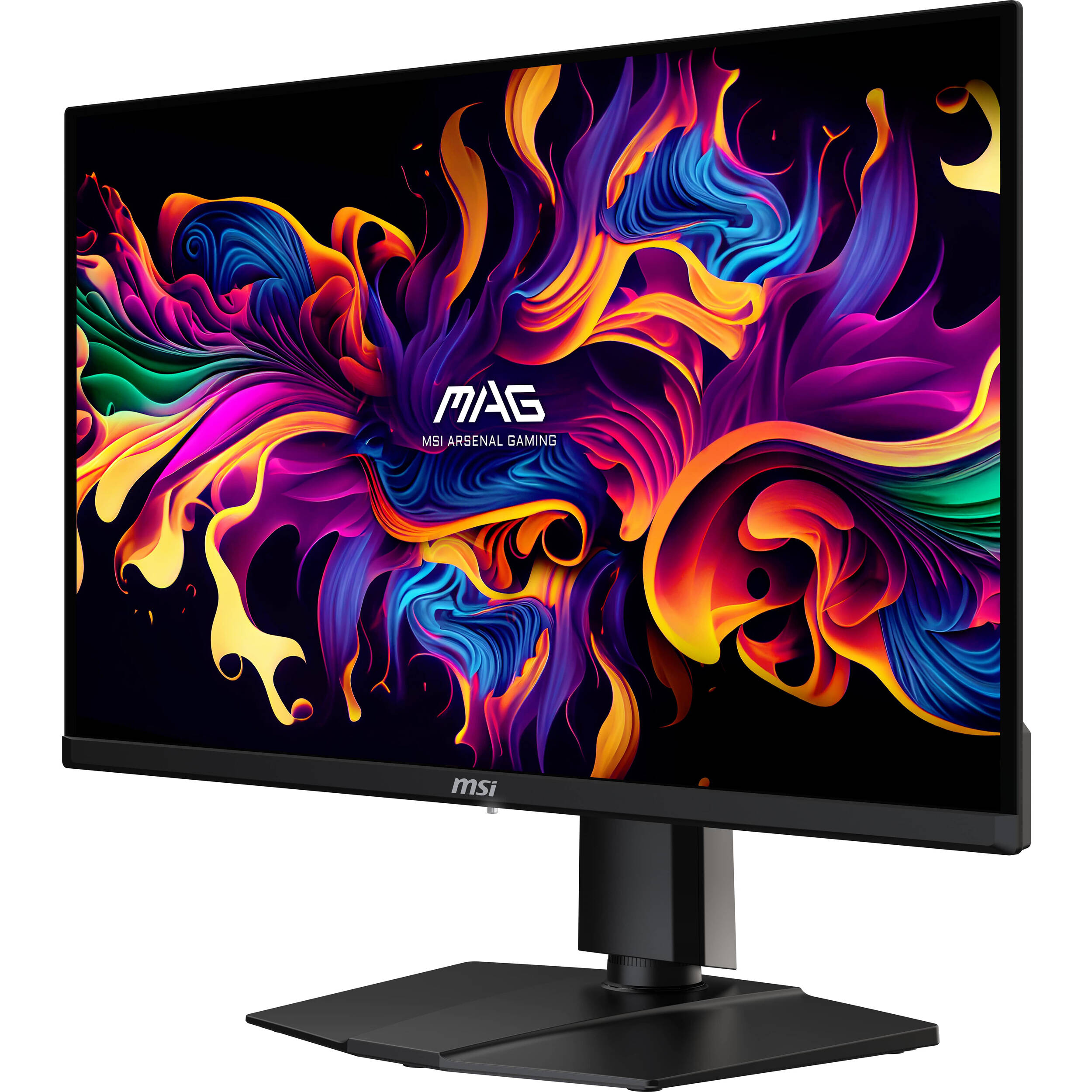 MSI MAG 271QPX QD-OLED 27-inch QHD gaming monitor with HDR400 and height-adjustable stand — view 3