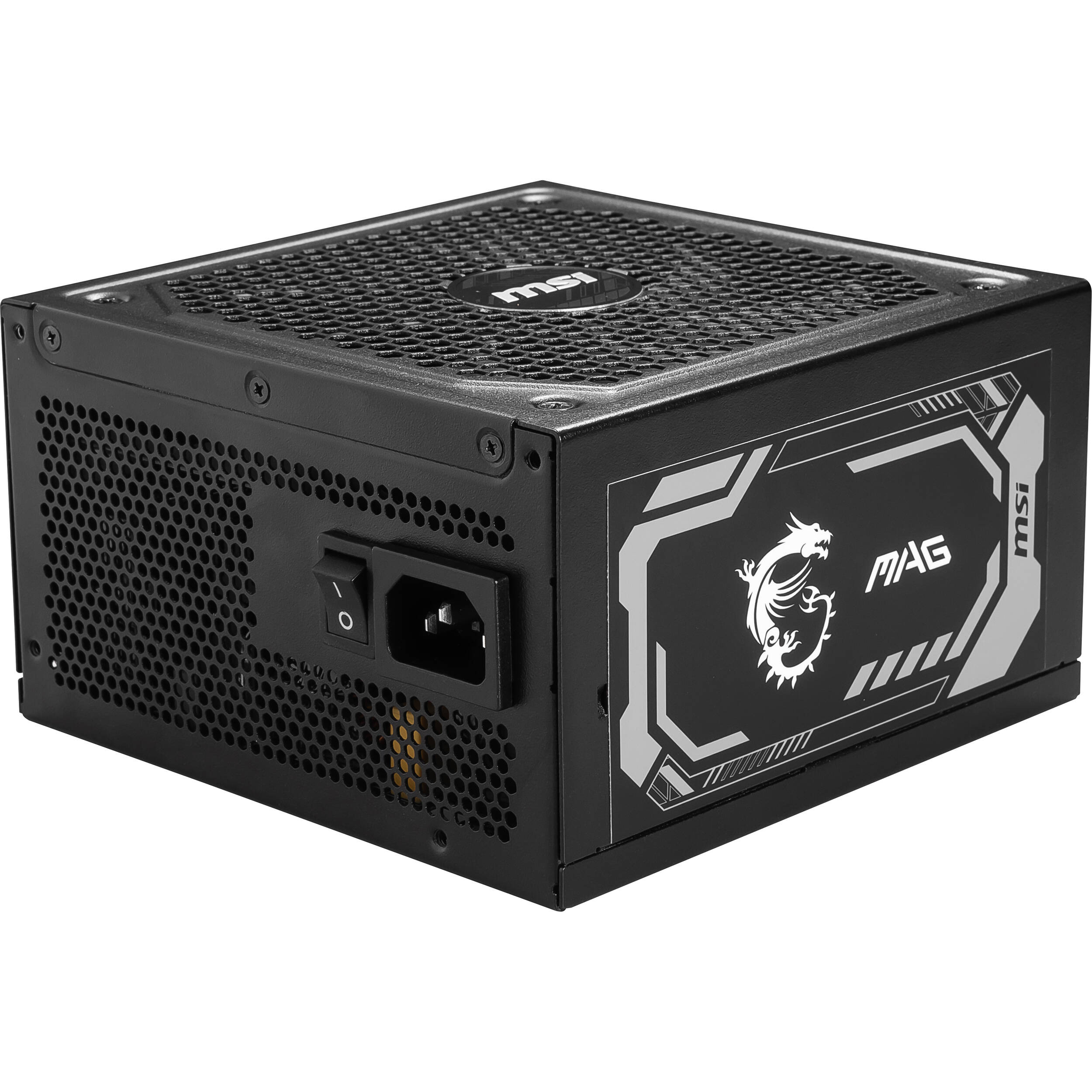 MSI MAG A1250GL PCIE5 1,250 W 80 PLUS Gold fully modular ATX power supply in black — view 2