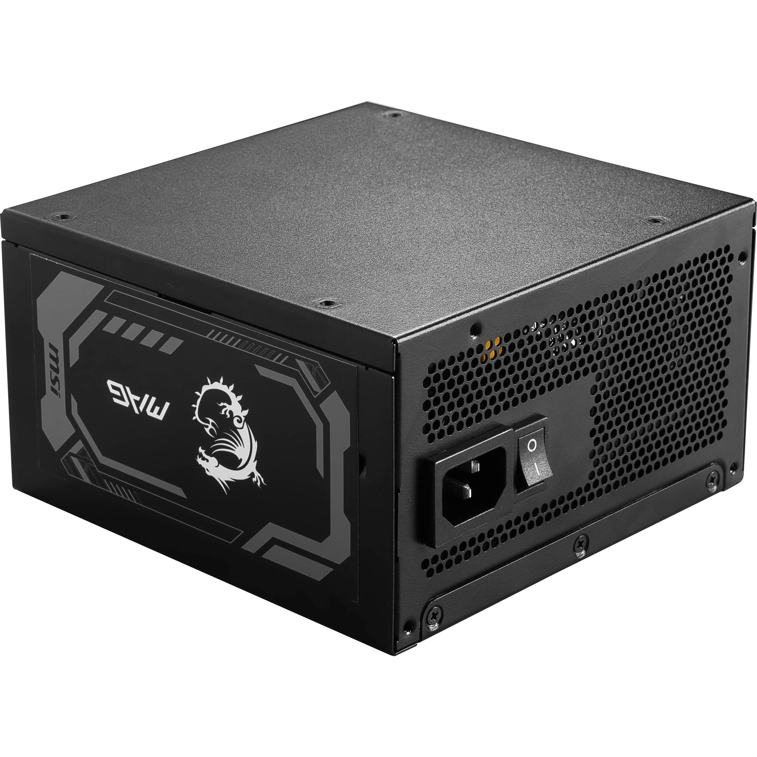 MSI MAG A1250GL PCIE5 1,250 W 80 PLUS Gold fully modular ATX power supply in black — view 3