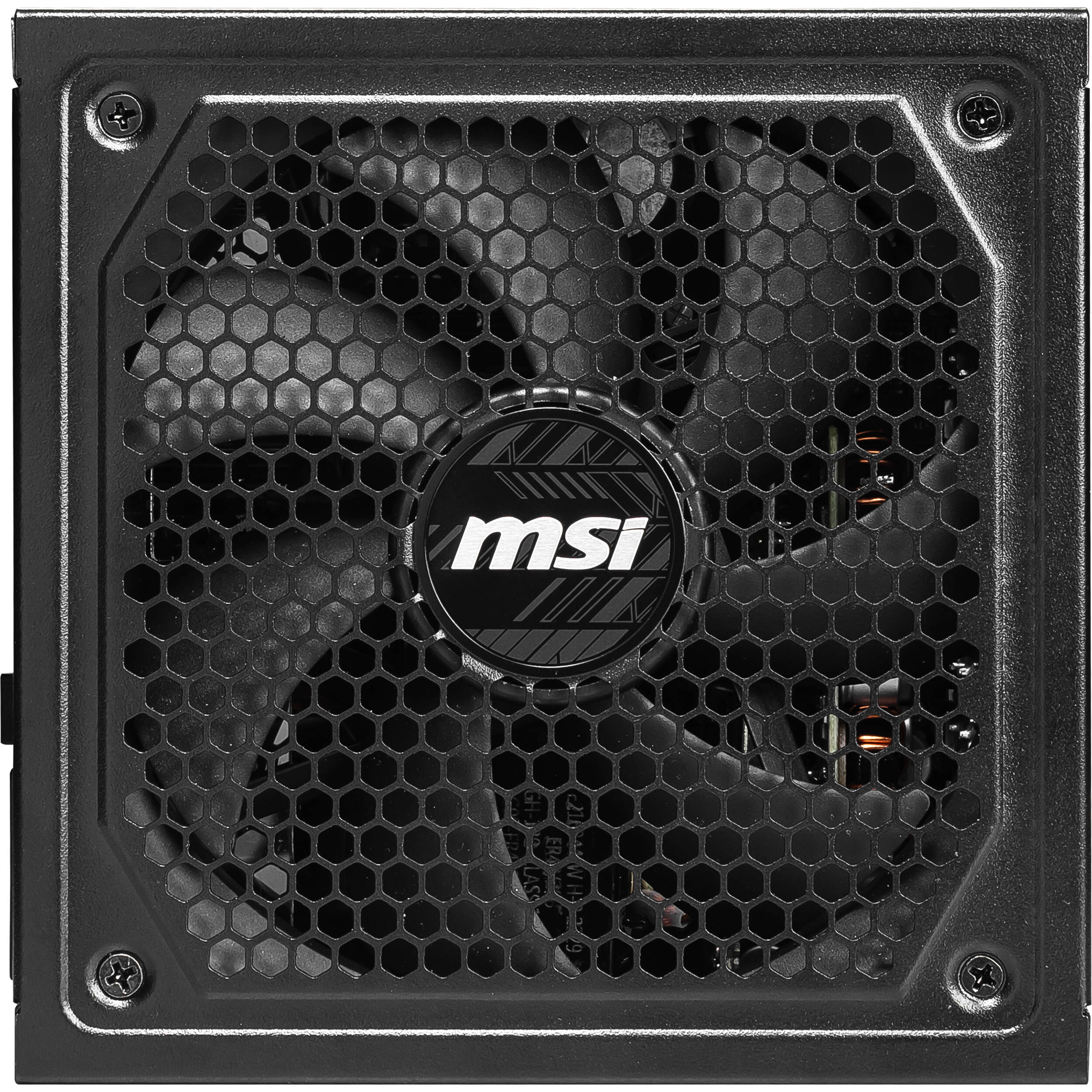 MSI MAG A1250GL PCIE5 1,250 W 80 PLUS Gold fully modular ATX power supply in black — view 4