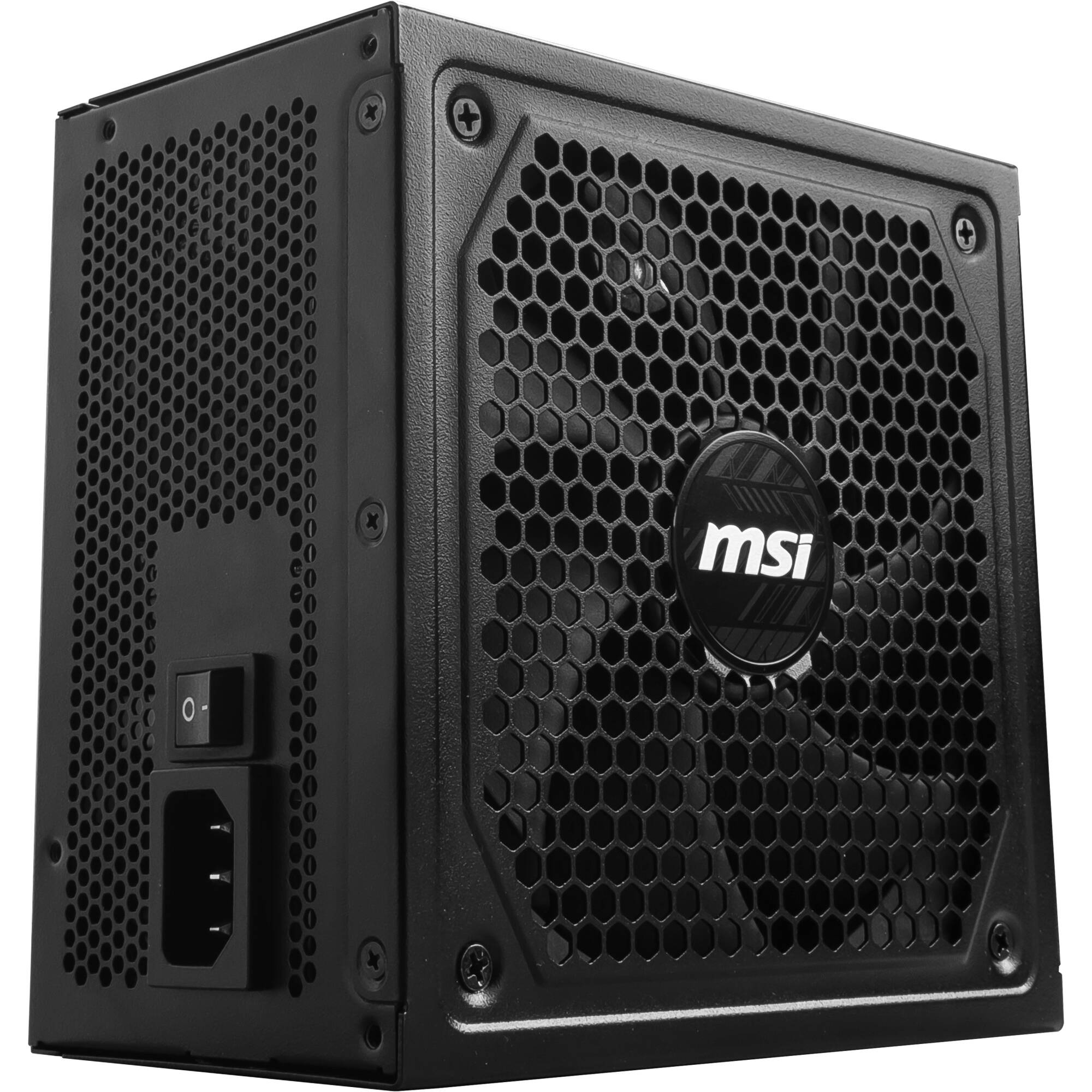MSI MAG A1250GL PCIE5 1,250 W 80 PLUS Gold fully modular ATX power supply in black — view 5