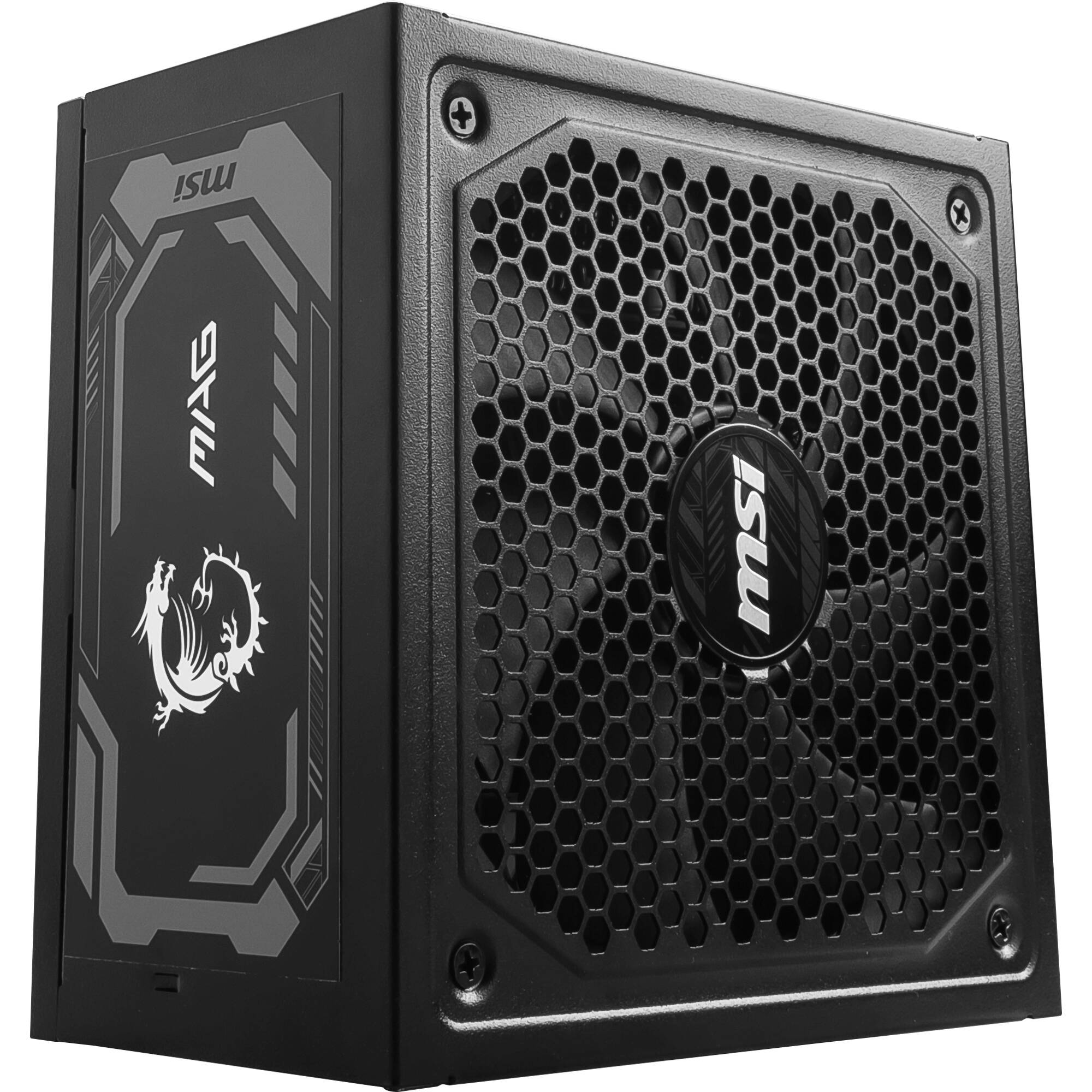 MSI MAG A1250GL PCIE5 1,250 W 80 PLUS Gold fully modular ATX power supply in black — view 6