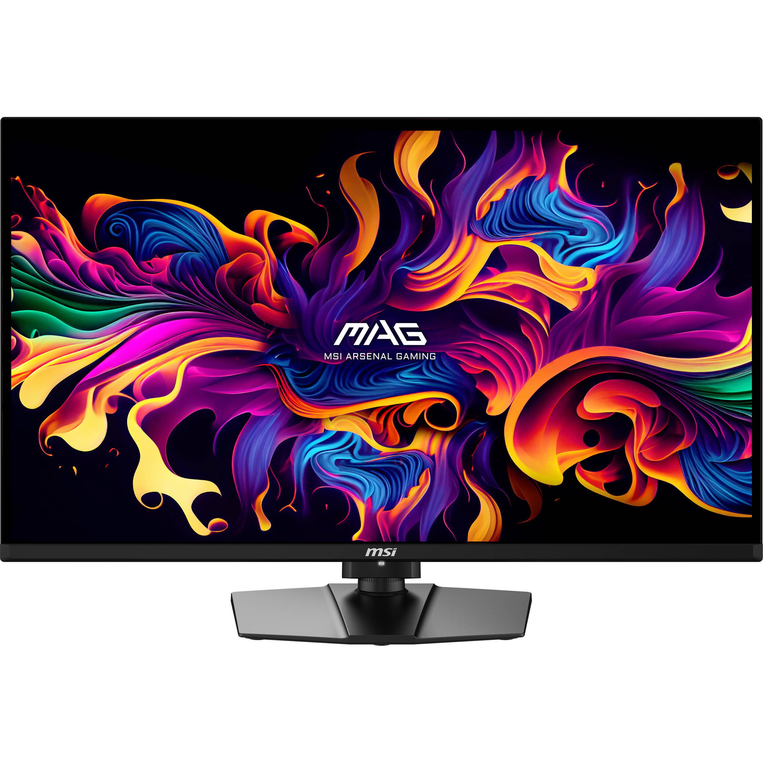 MSI MAG 321UP QD-OLED 32-inch 4K gaming monitor with metallic black finish — view 11