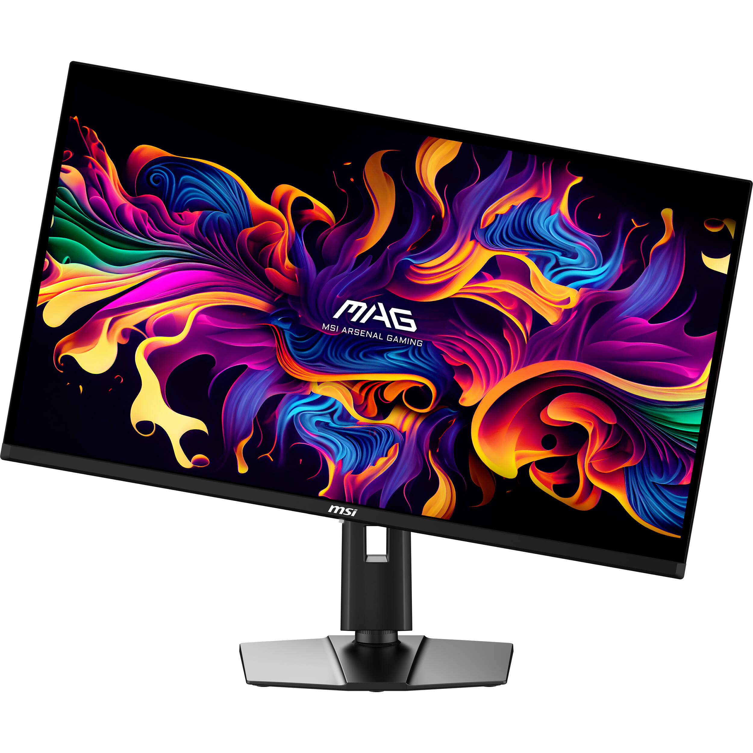 MSI MAG 321UP QD-OLED 32-inch 4K gaming monitor with metallic black finish — view 14