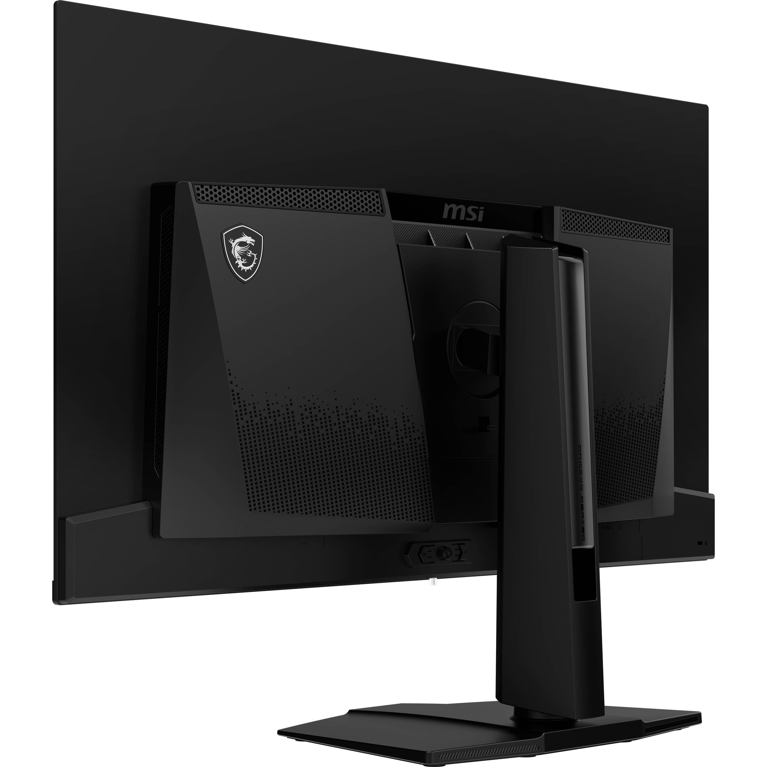 MSI MAG 321UP QD-OLED 32-inch 4K gaming monitor with metallic black finish — view 4