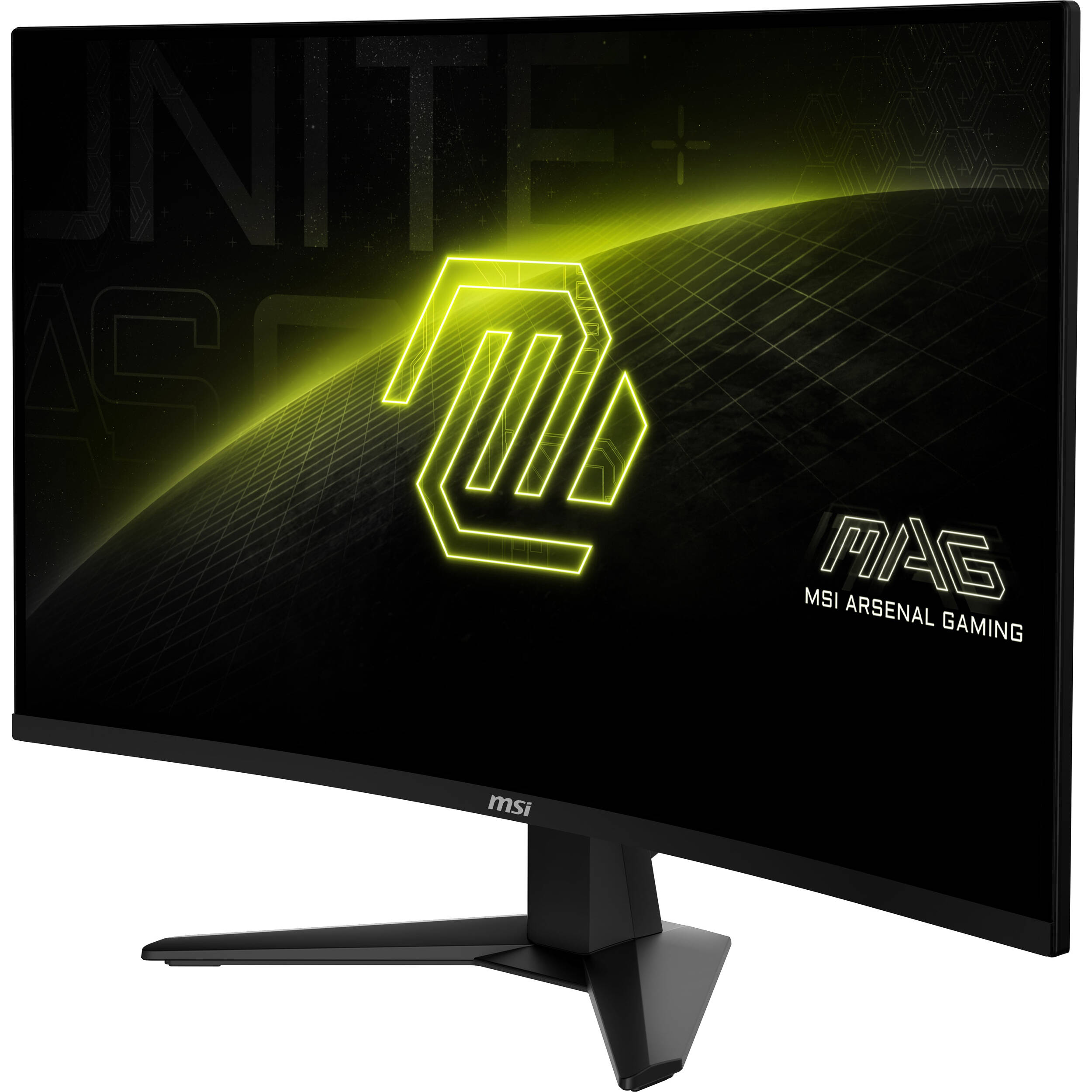 MSI MAG 32CQ6F 31.5-inch curved QHD gaming monitor with VA panel and narrow bezel — view 3