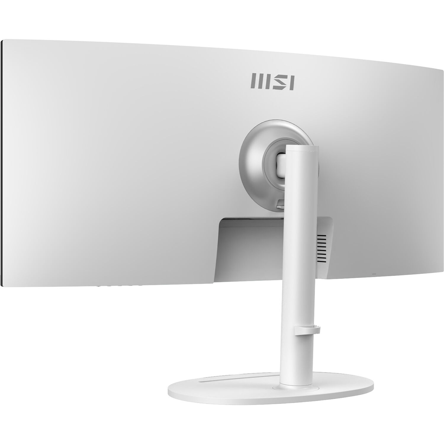 MSI Modern MD342CQPW 34-inch curved ultrawide monitor in matte white — view 4