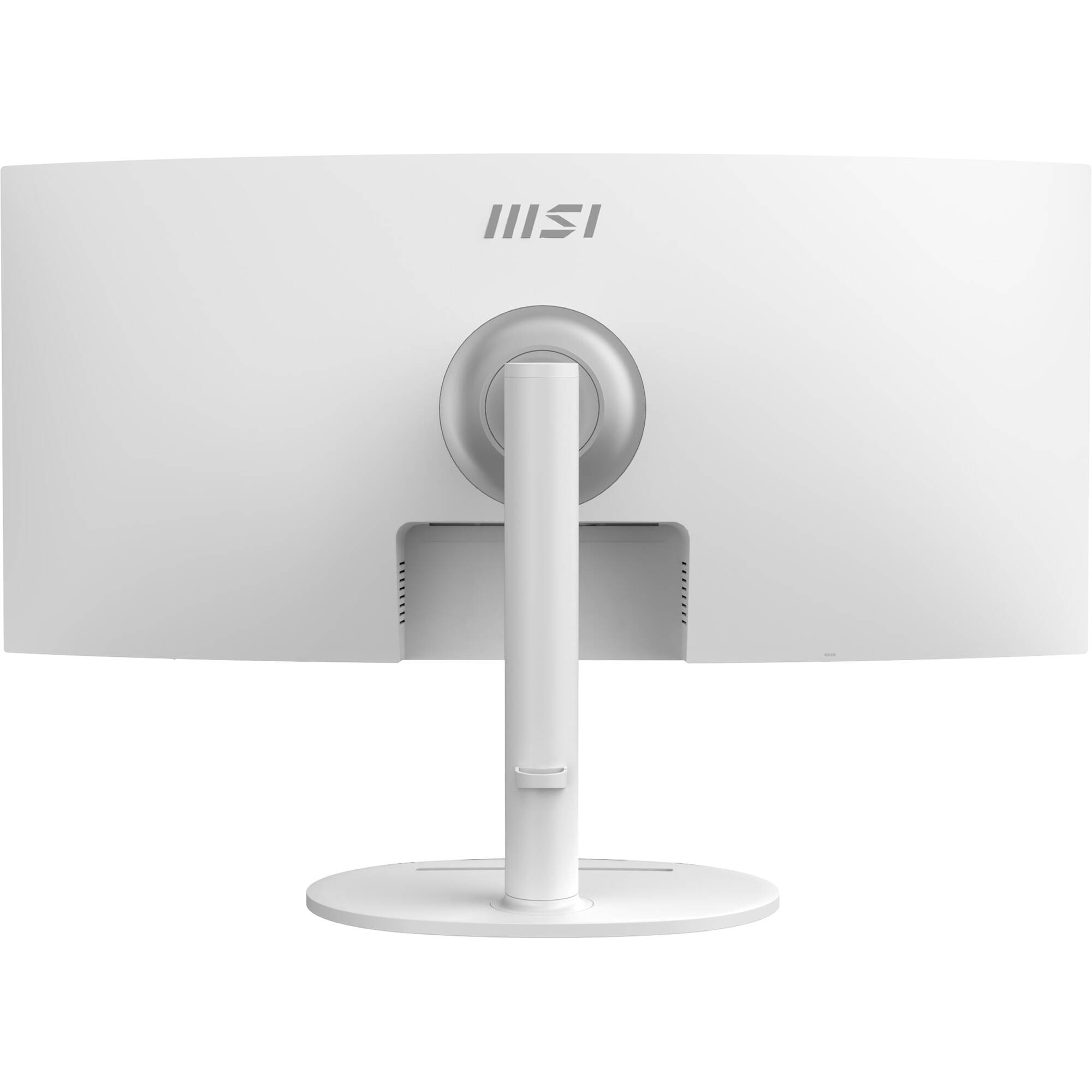 MSI Modern MD342CQPW 34-inch curved ultrawide monitor in matte white — view 5