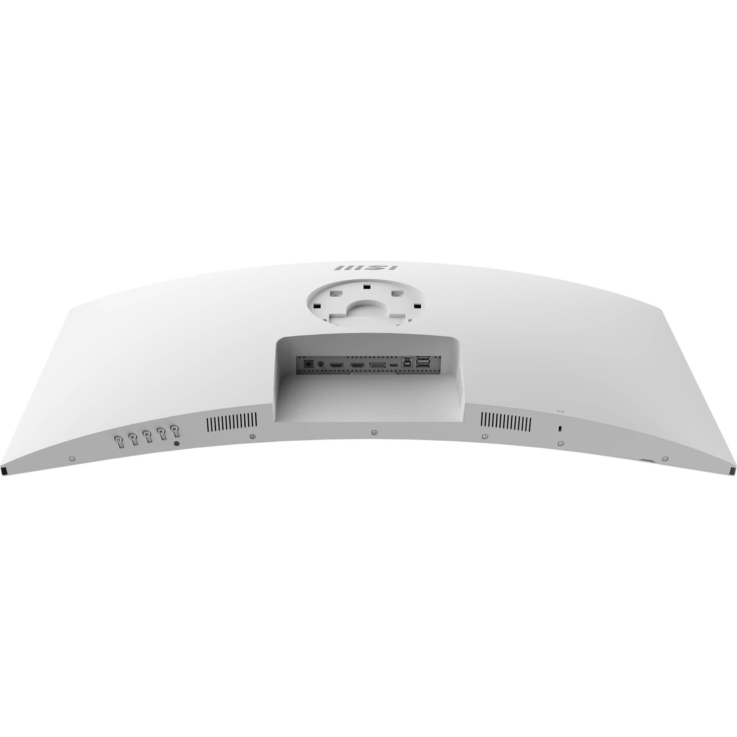 MSI Modern MD342CQPW 34-inch curved ultrawide monitor in matte white — view 8