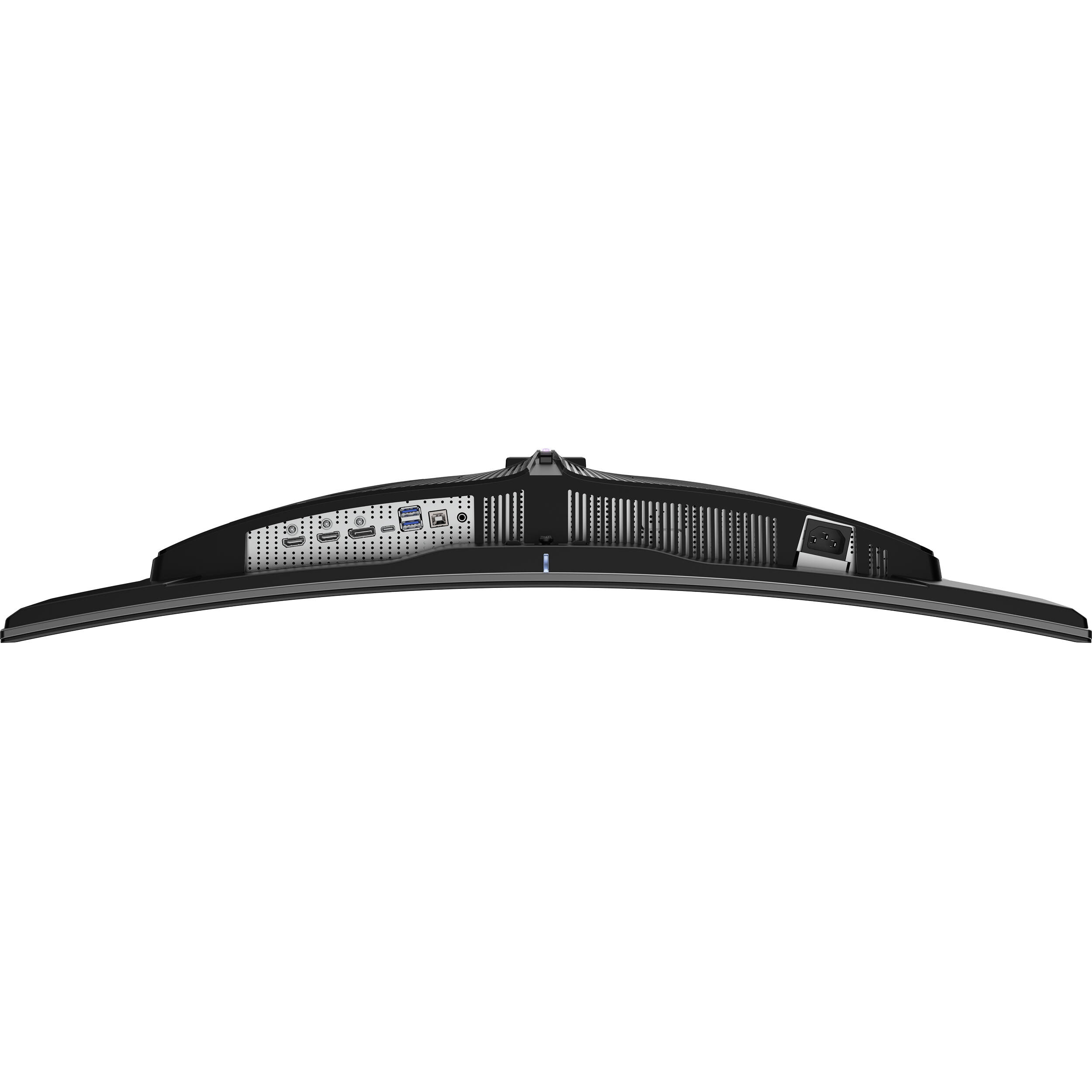 MSI MPG 321CURX QD-OLED curved 32-inch 4K gaming monitor with metallic black finish — view 5