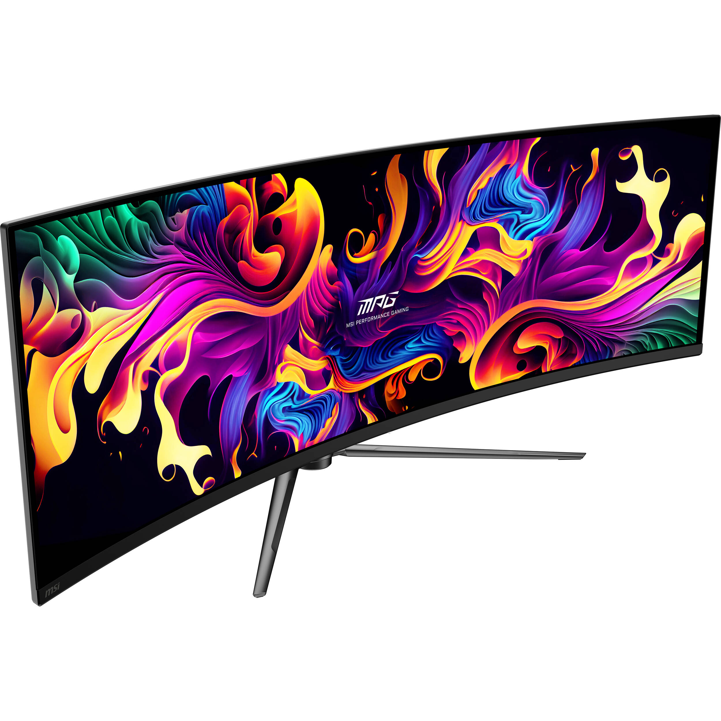 MSI MPG 491CQPX QD-OLED 49-inch curved ultrawide gaming monitor with 5,120 x 1,440 resolution — view 11