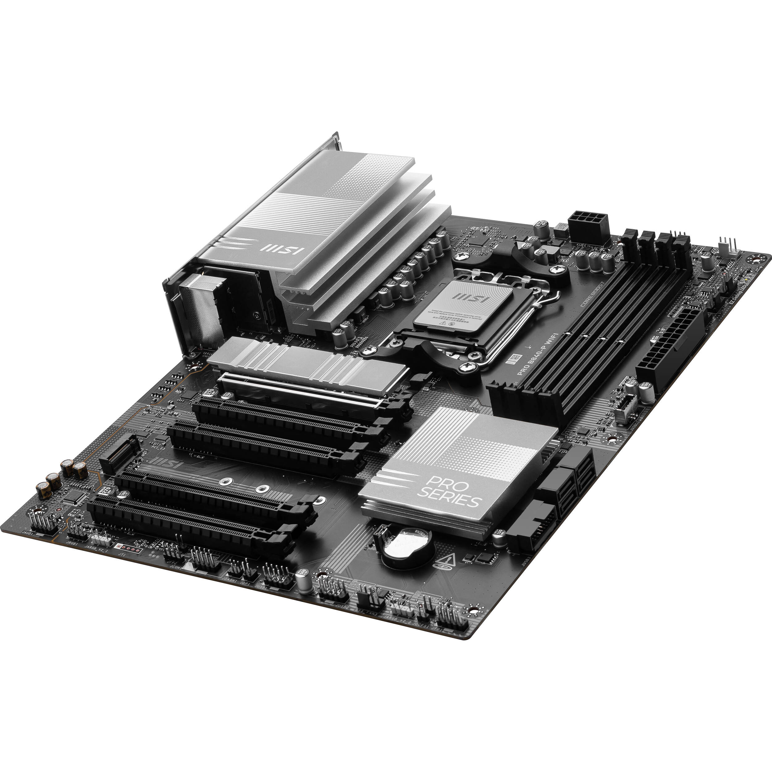 MSI PRO B840 P WIFI ATX motherboard for AMD AM5 systems with integrated Wi‑Fi — view 4