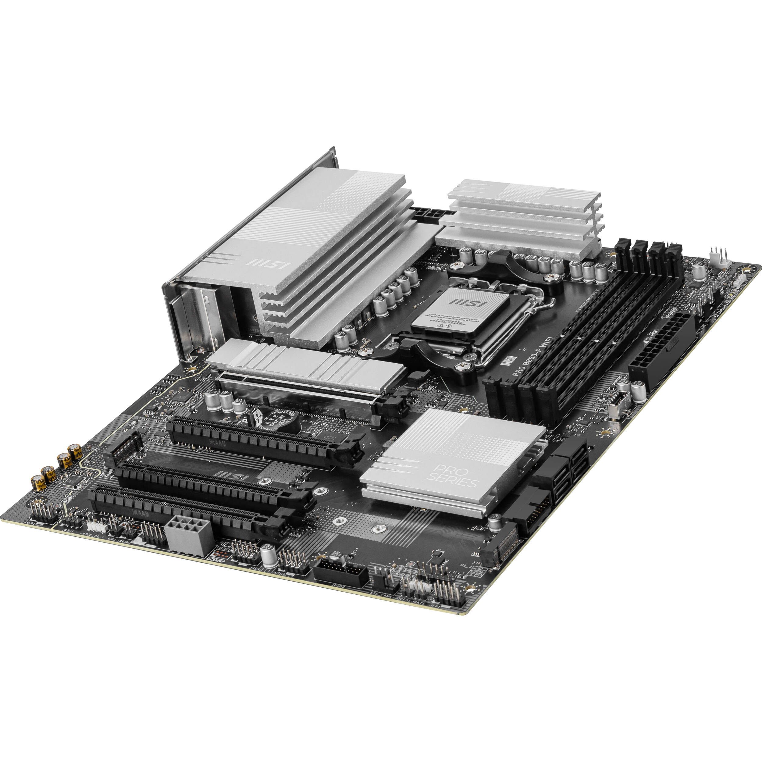 MSI PRO B850-P WIFI ATX motherboard for AMD builds with integrated Wi‑Fi — view 4