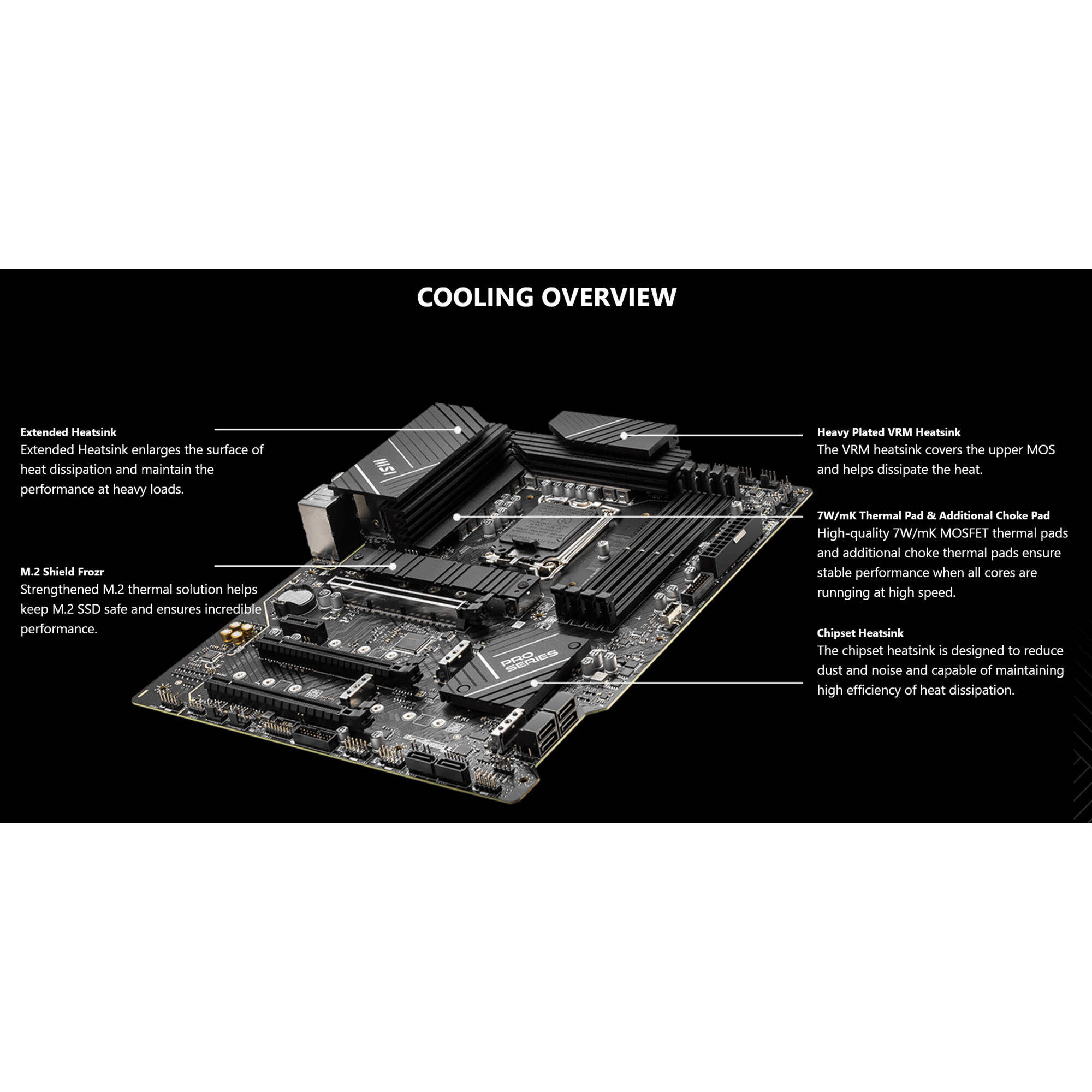 MSI PRO Z790-P WIFI ATX motherboard for Intel 12th and 13th Gen processors with DDR5 and Wi-Fi 6E — view 11