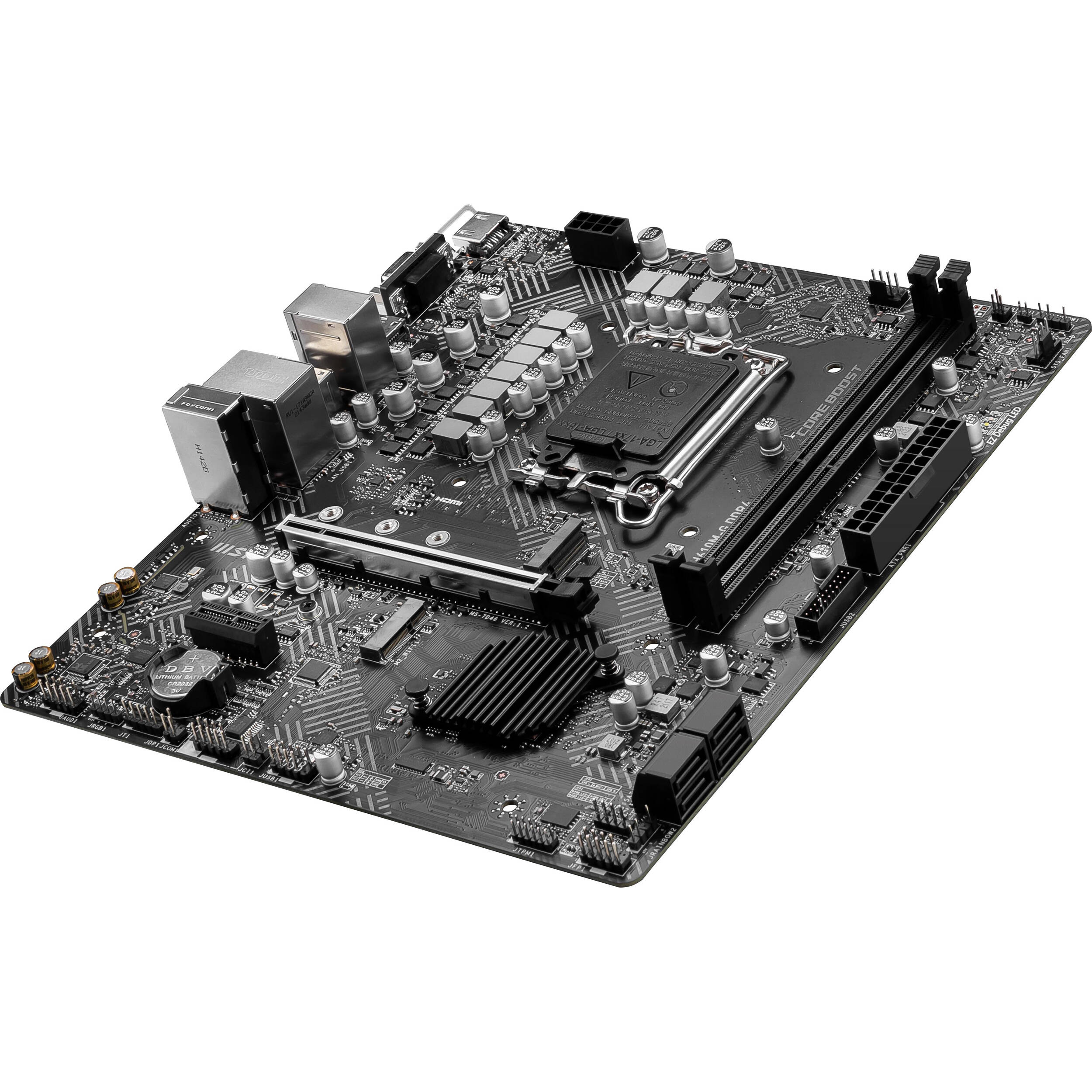MSI PRO H610M-G DDR4 Micro-ATX motherboard for Intel LGA 1700 systems — view 4