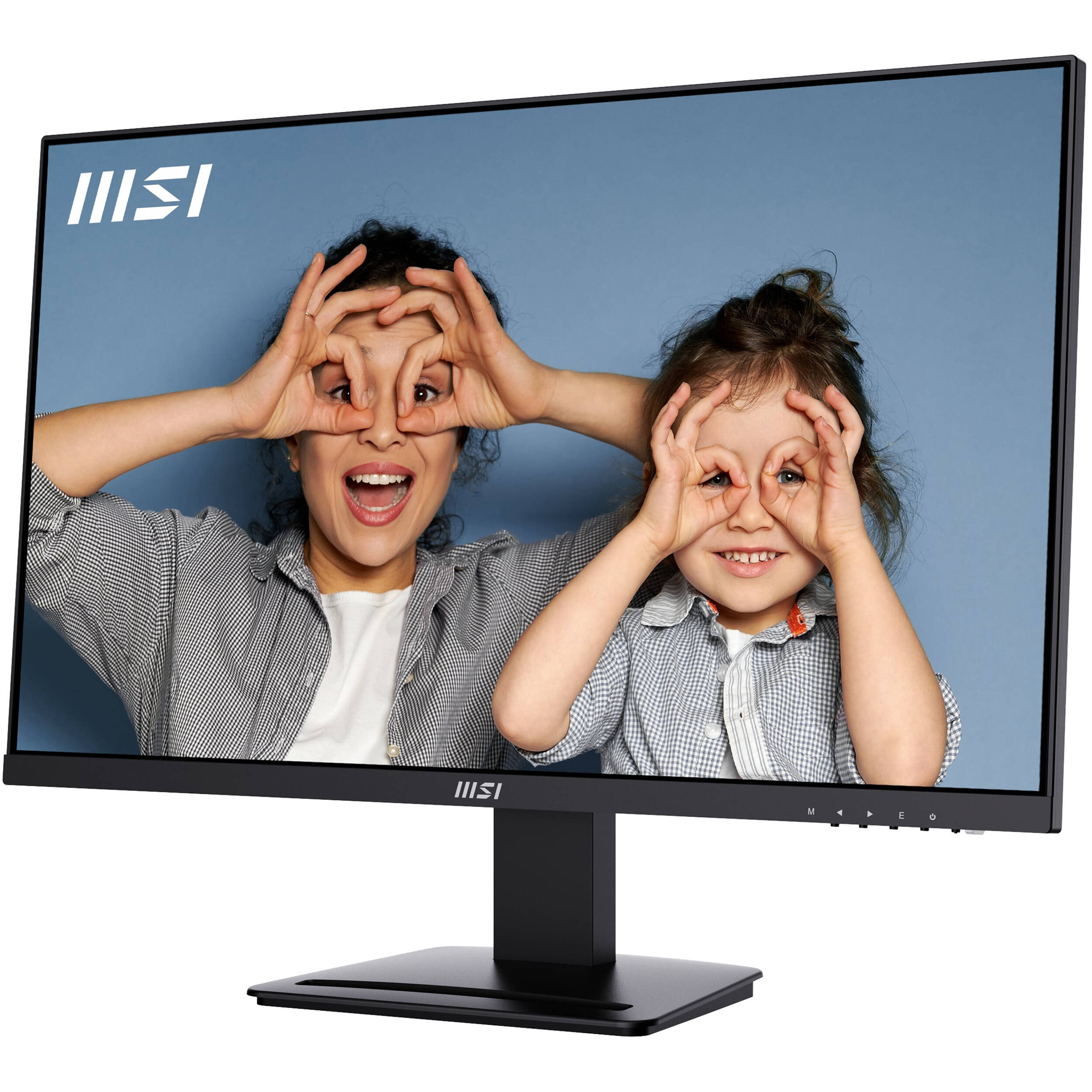 MSI PRO MP273U 27 inch 4K IPS business monitor with black finish — view 4