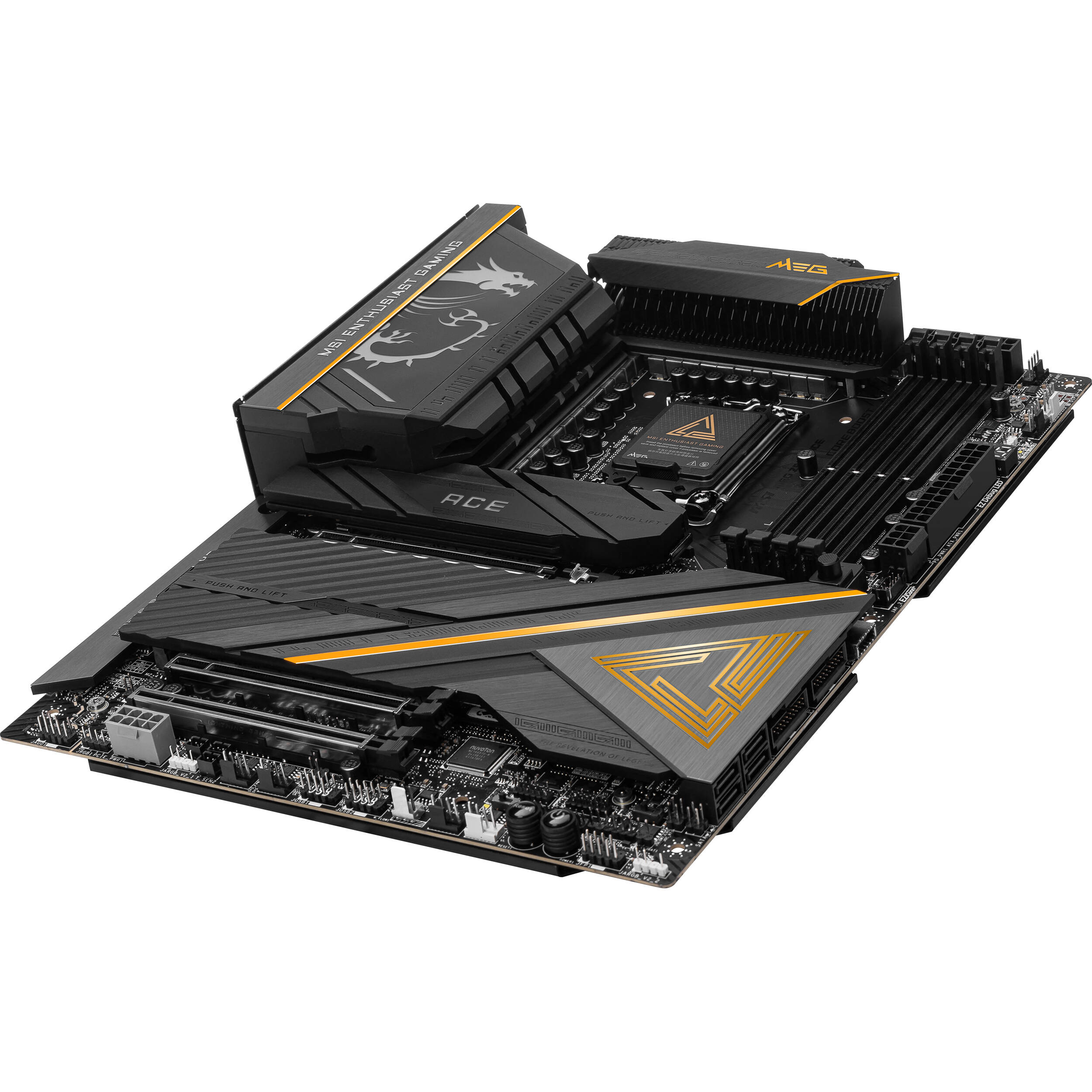 MSI MEG Z890 ACE ATX motherboard with LGA 1851 socket for Intel Core Ultra processors — view 5