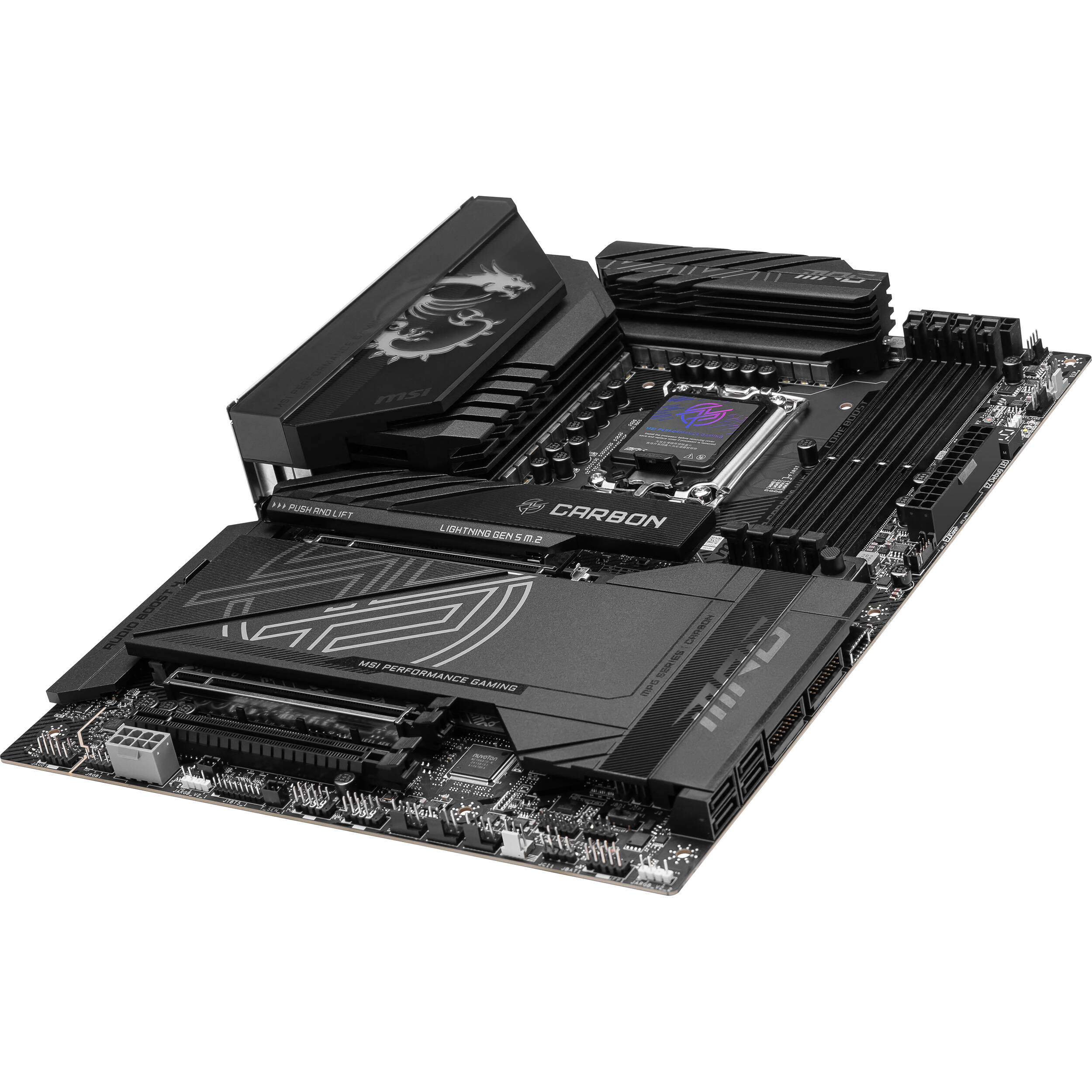 MSI MPG Z890 CARBON WIFI ATX motherboard for Intel systems with Wi‑Fi 7 and Thunderbolt 4 — view 5