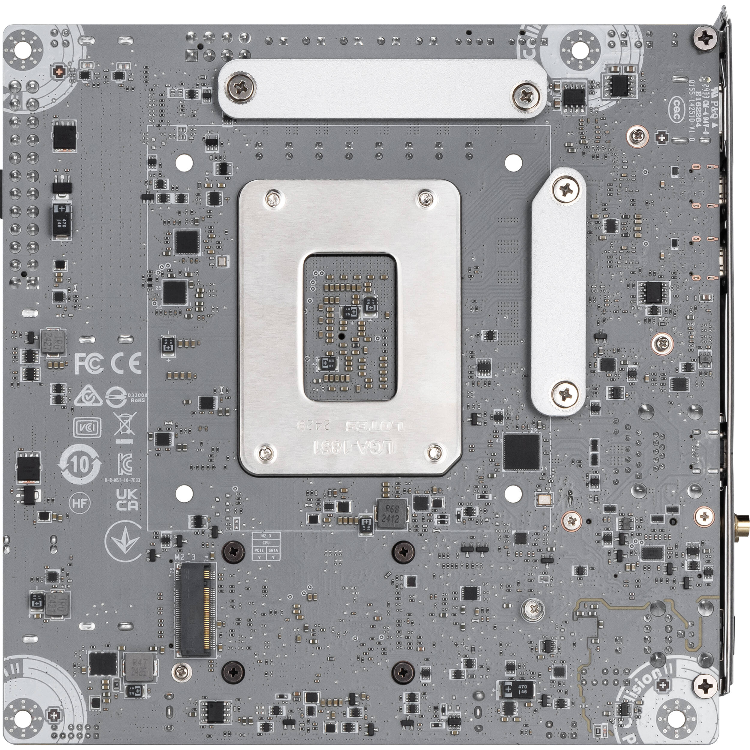 MSI MPG Z890I EDGE TI WIFI Mini-ITX motherboard for compact Intel DDR5 builds — view 7