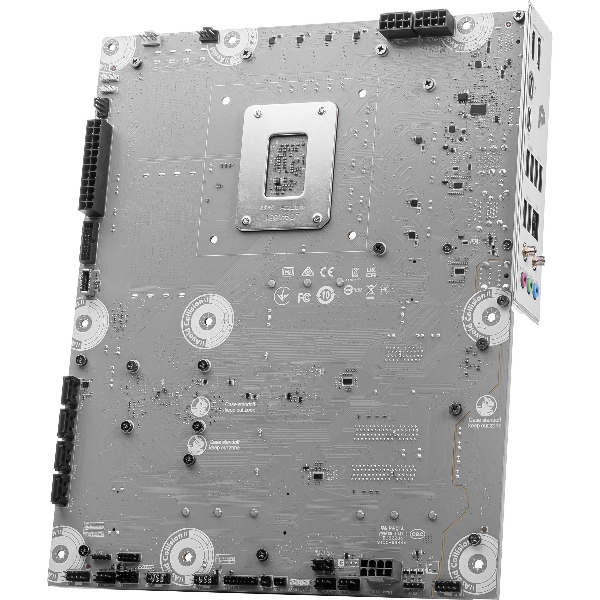 MSI PRO Z890 S WIFI PZ motherboard with Project Zero layout and onboard Wi-Fi — view 7