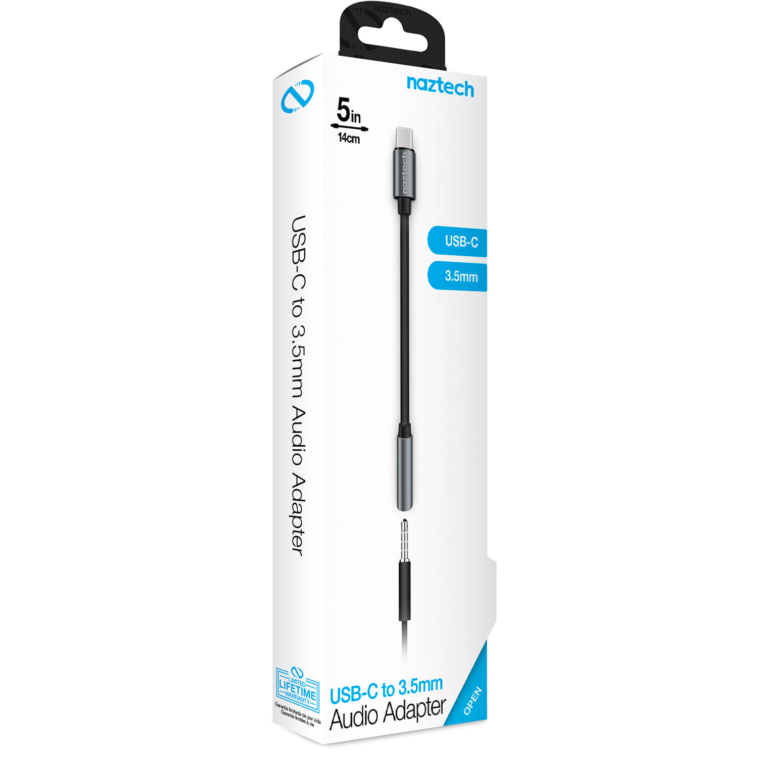 Blue slim Cat6A Ethernet cable 7 ft 10-pack for dense rack and patch panel routing — view 7