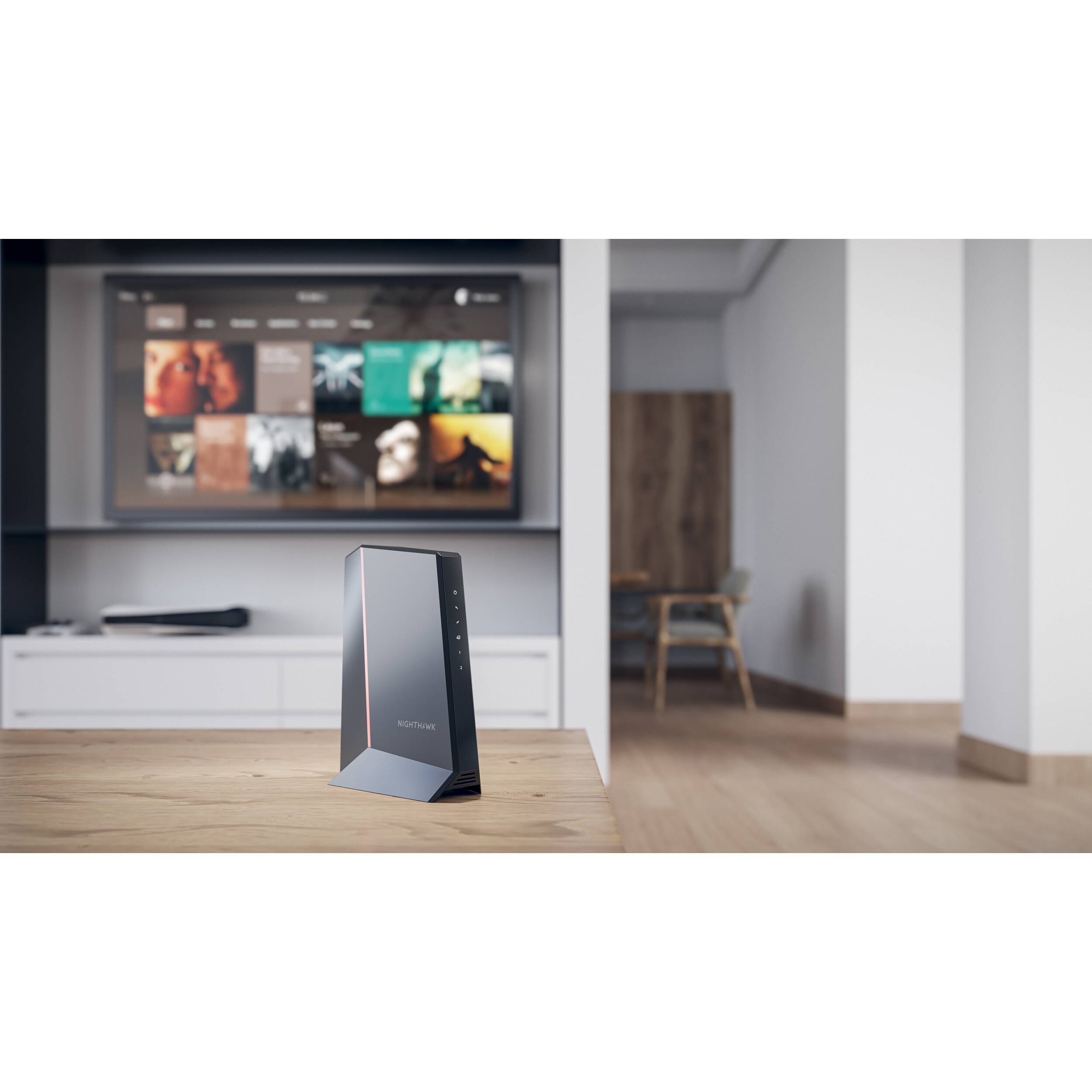 Netgear CM2500-100NAS DOCSIS 3.1 high-split cable modem with 2 Ethernet ports — view 6