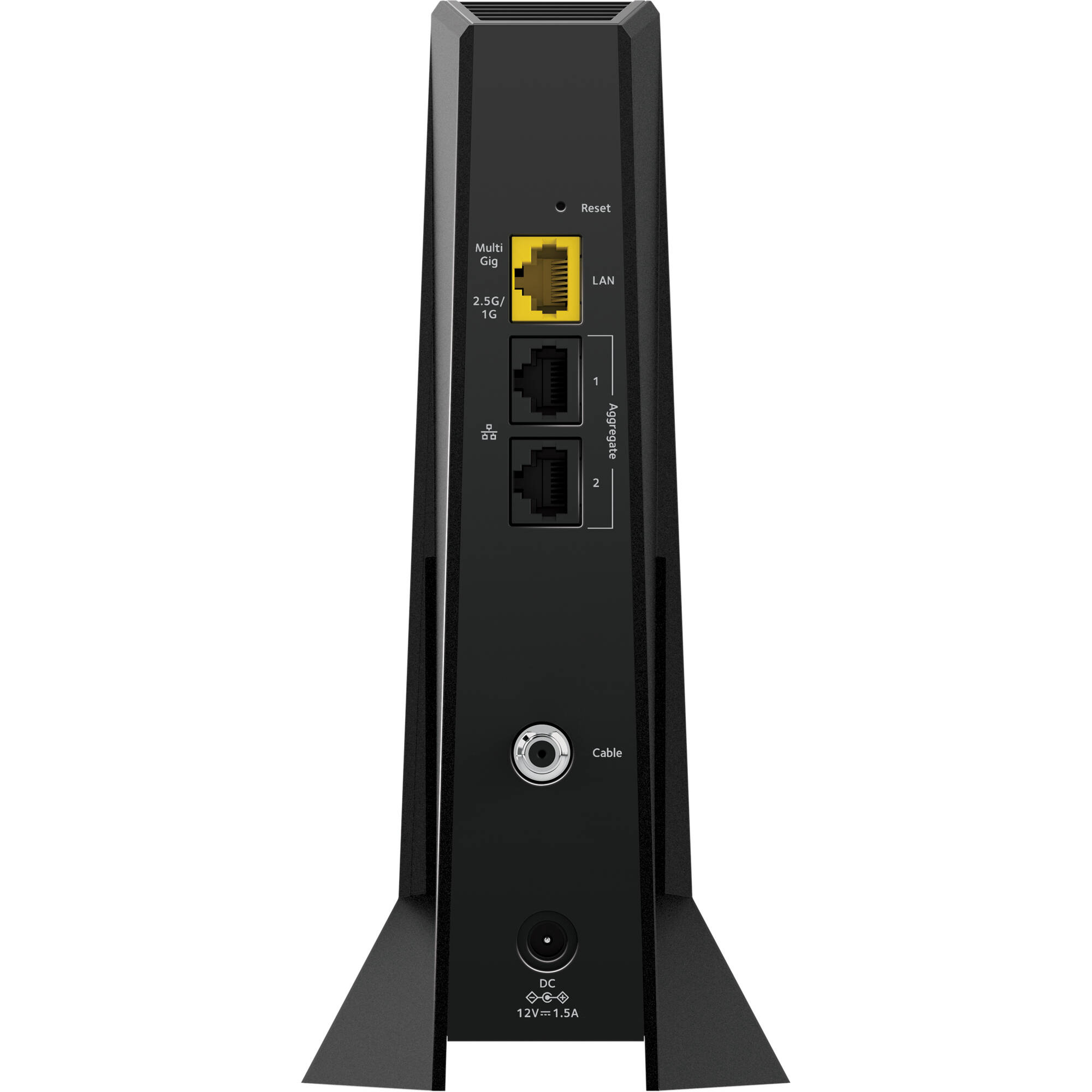 Netgear CM3000-100NAS DOCSIS 3.1 cable modem with 2.5G Ethernet port — view 4