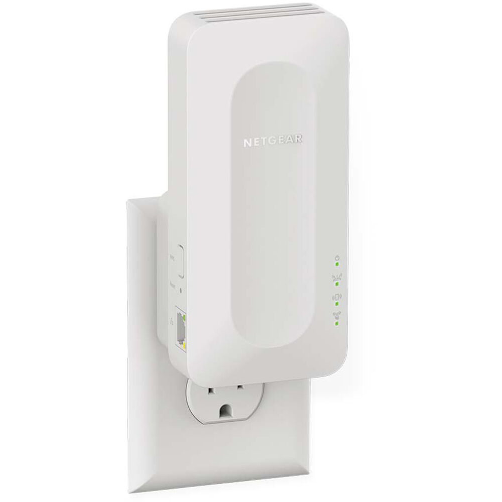 NETGEAR AX1600 WiFi 6 Mesh Extender EAX12-100NAS plug-in mesh extender — view 6