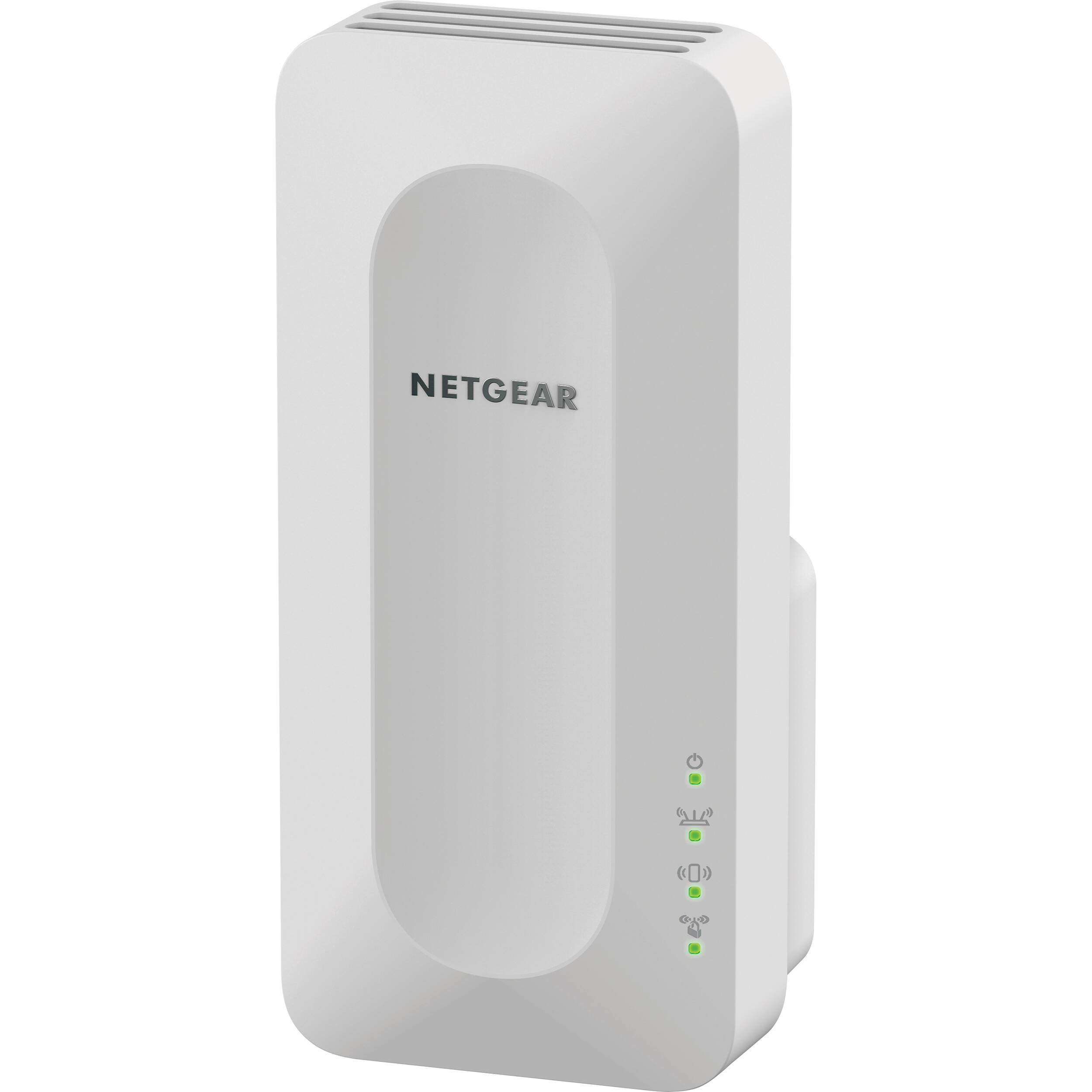 NETGEAR Nighthawk AX1800 WiFi 6 mesh extender in compact wall-plug design — view 3