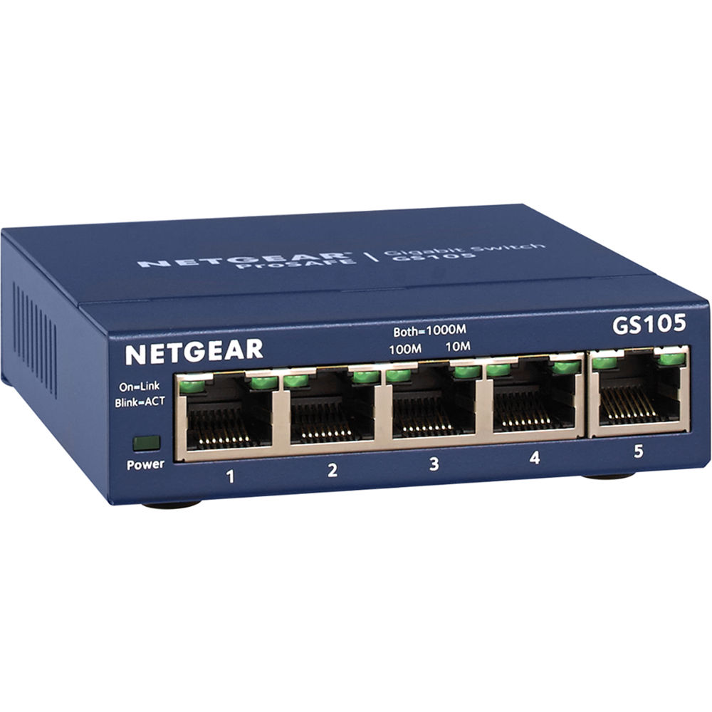 NETGEAR GS105NA 5-port Gigabit unmanaged desktop switch — view 2