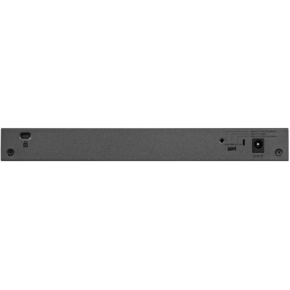 Netgear GS108LP-100NAS 8-port Gigabit Ethernet PoE+ unmanaged desktop switch — view 2