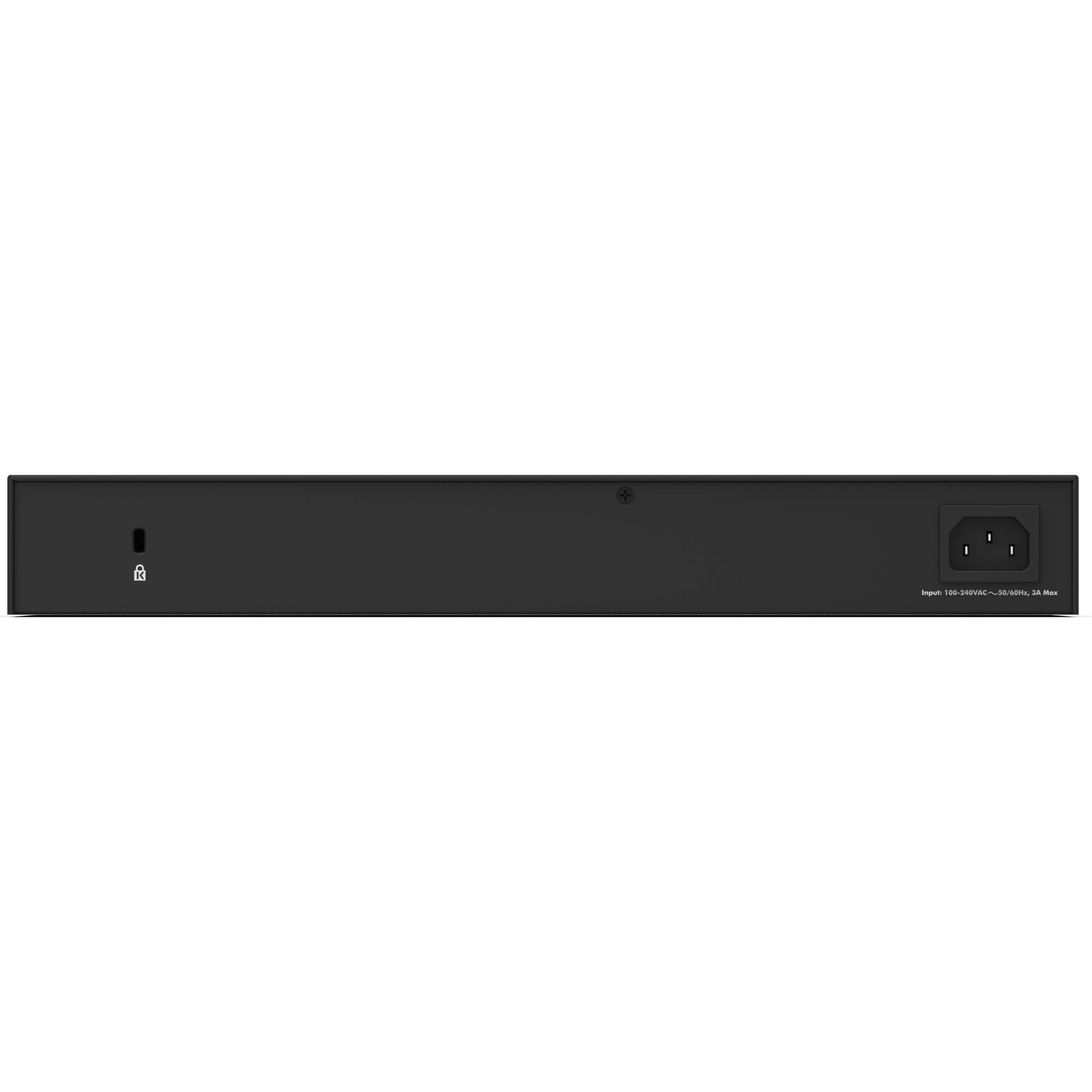 Netgear GS324P-100NAS 24-port Gigabit unmanaged PoE+ switch with 16 PoE+ ports — view 8