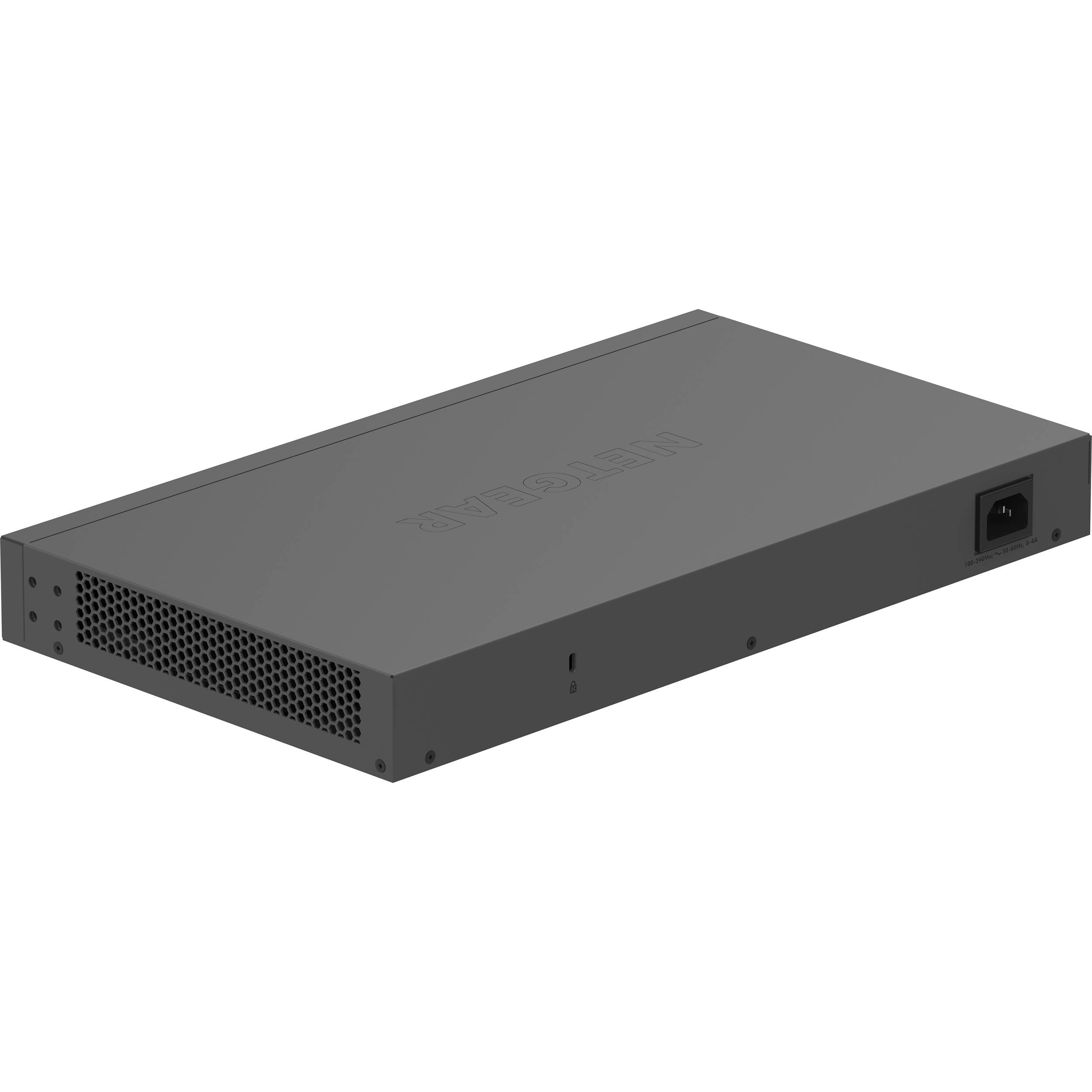 Netgear GS524UP-100NAS 24-port Gigabit unmanaged PoE++ switch with 16 PoE++ ports and 480 W budget — view 6