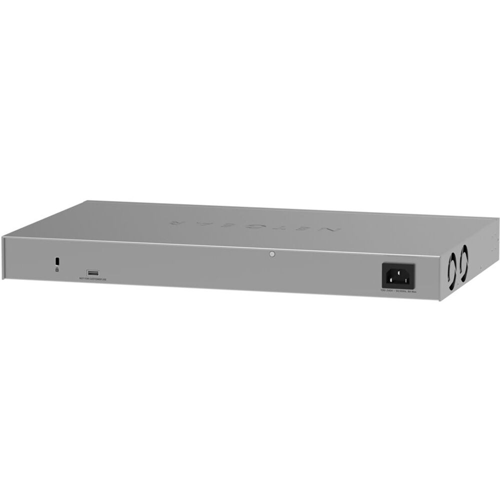 NETGEAR GS728TPP smart managed PoE+ switch with 28 Gigabit ports and 4 SFP uplinks — view 7