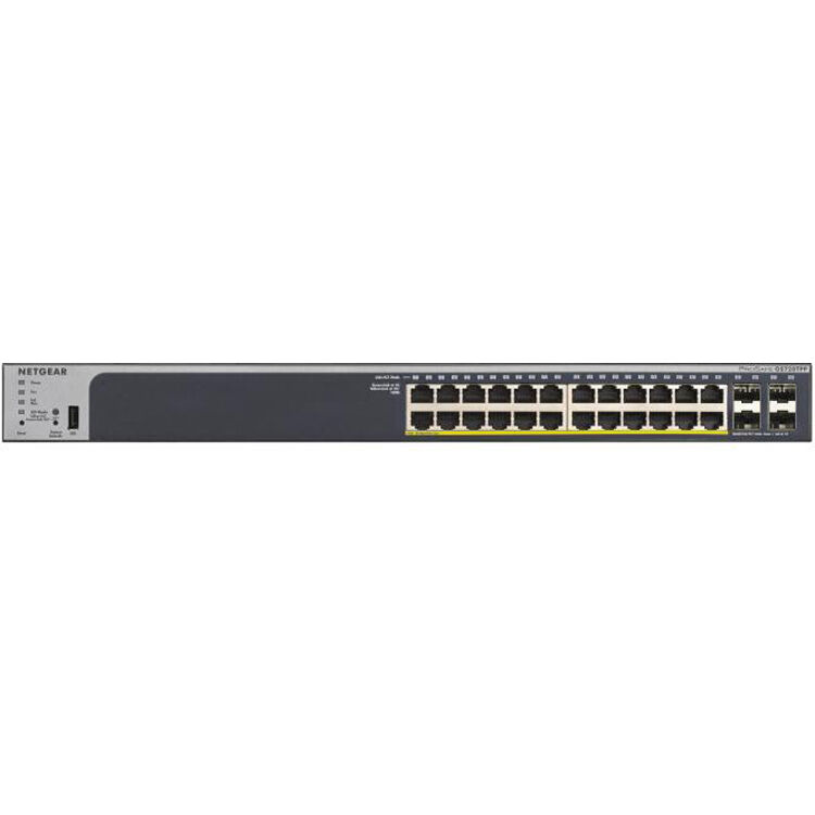NETGEAR 24-port PoE+ smart switch with 10G SFP+ uplinks — view 2