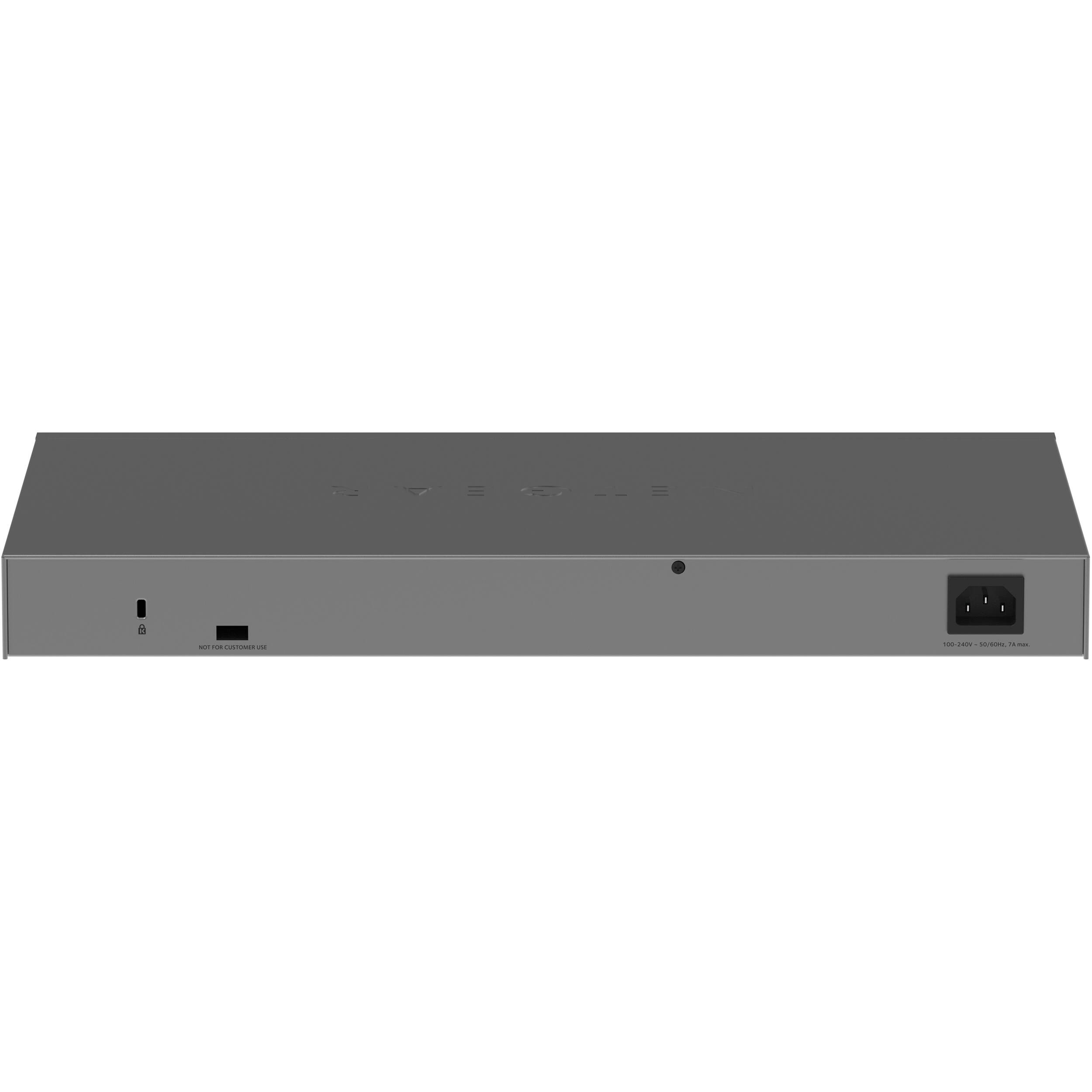 Netgear GS728TXUP-300NAS 24-port Gigabit PoE++ smart switch with 4 10G SFP+ uplinks — view 6