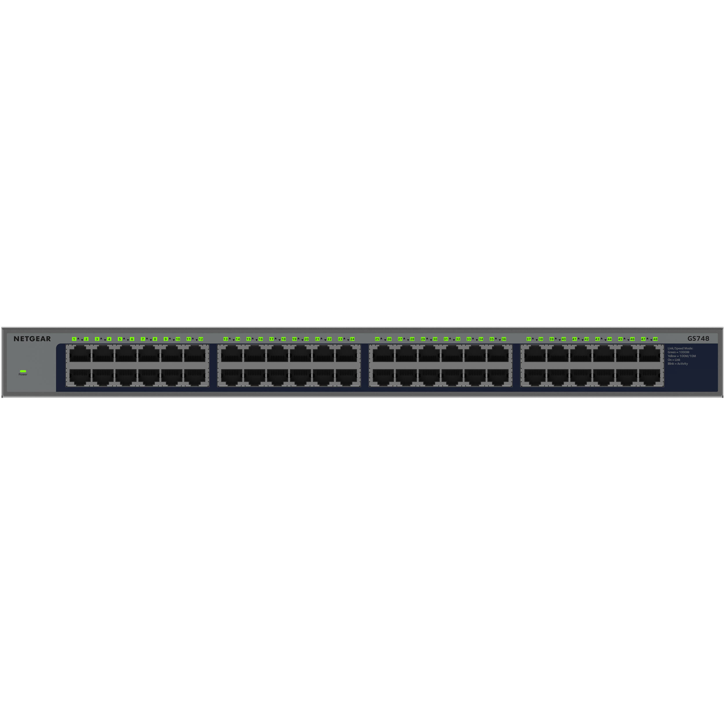 Netgear 48-port Gigabit Ethernet unmanaged switch for high-density office network expansion — view 5