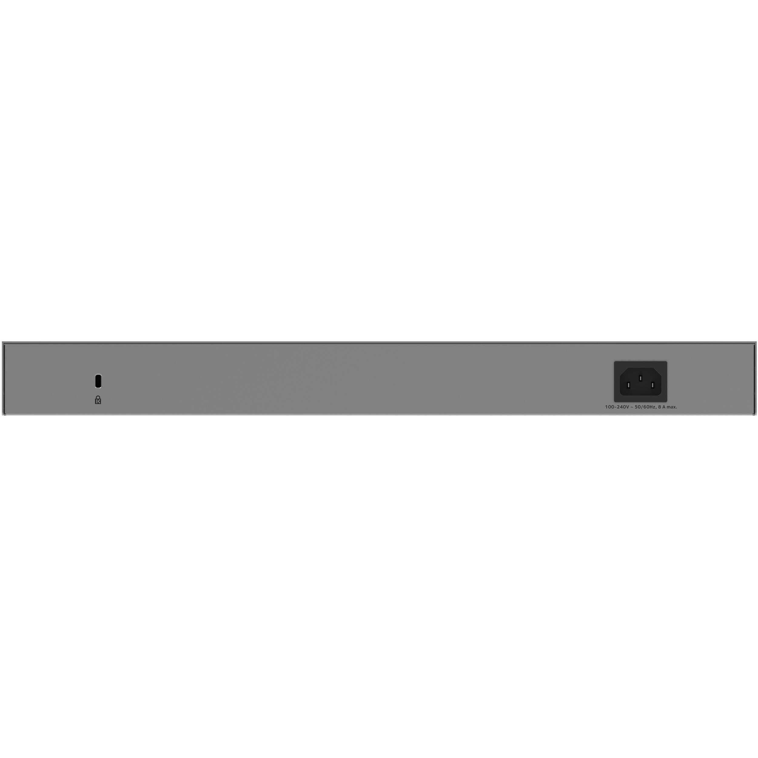 Netgear 48-port Gigabit Ethernet unmanaged PoE+ Essentials switch with 24 PoE+ ports and 380W power budget — view 6