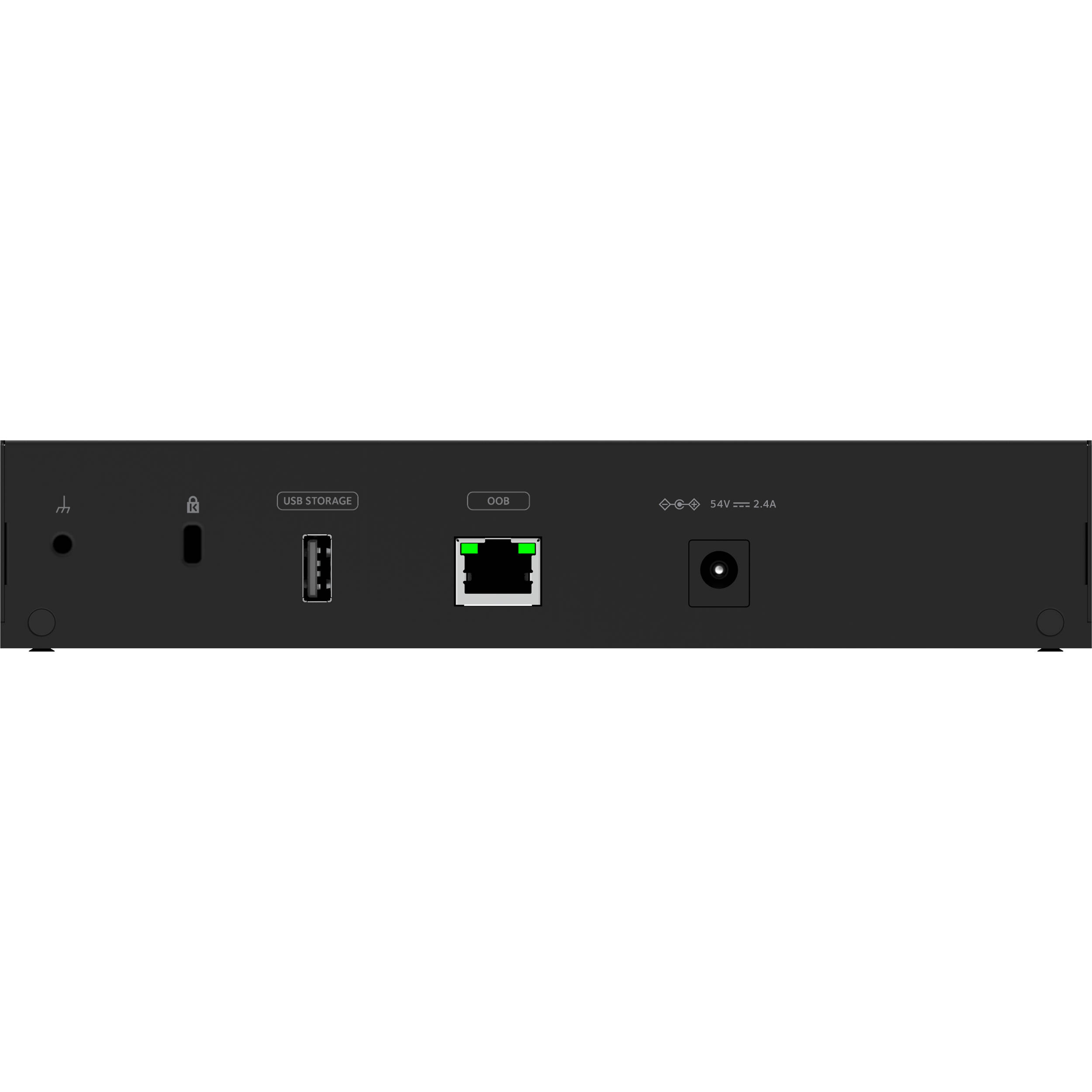 Netgear M4250 9G1F PoEplus AV Switch front view with Gigabit ports and SFP uplink — view 7