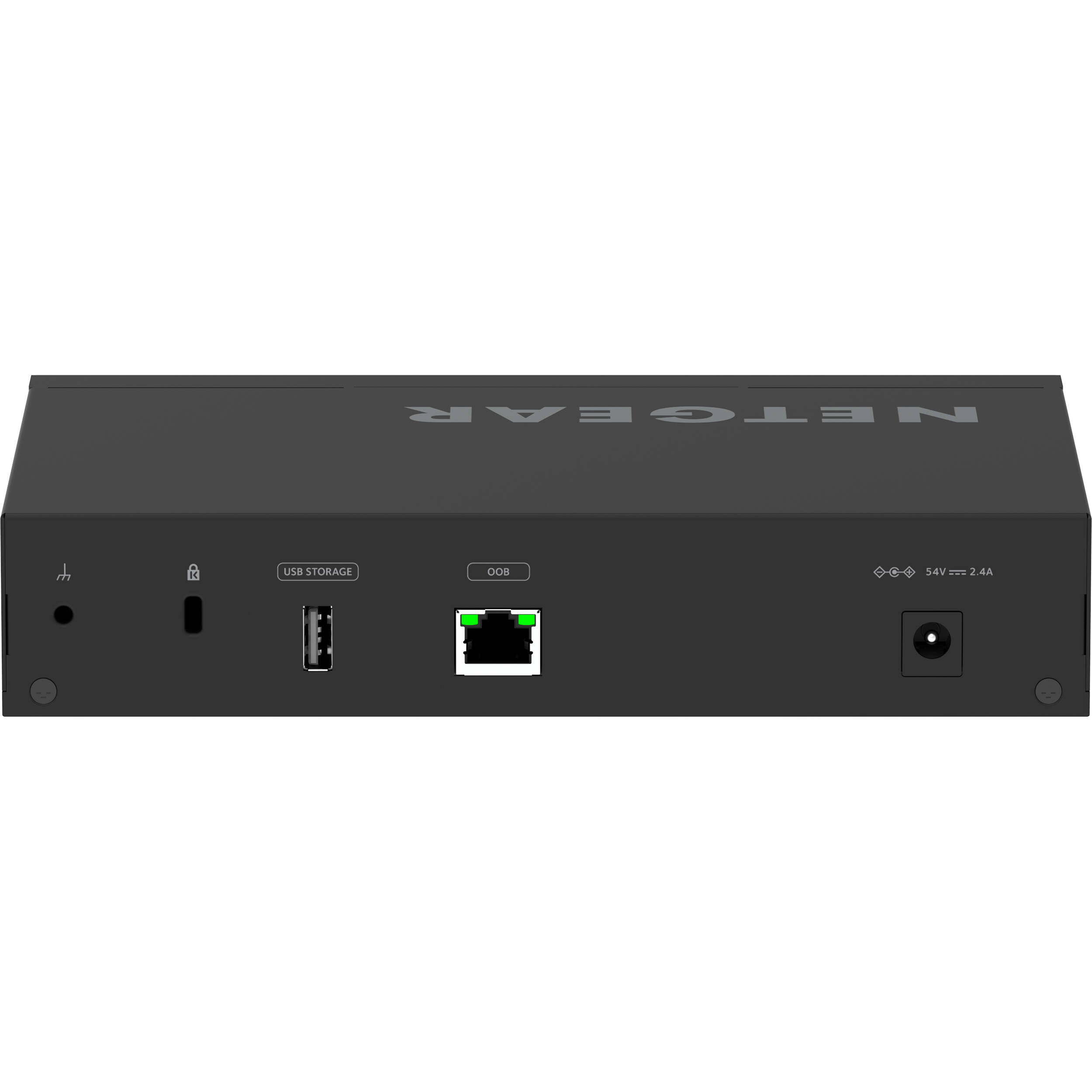 Netgear M4250 9G1F PoEplus AV Switch front view with Gigabit ports and SFP uplink — view 8