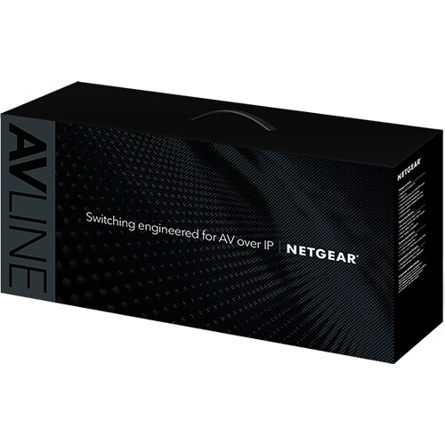 NETGEAR M4250 GSM4212P-100NAS managed AV switch with 8 PoE+ ports and 2 SFP uplinks — view 5