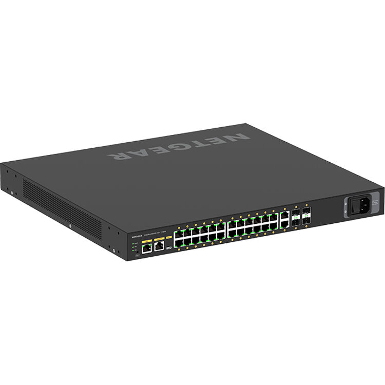 Netgear M4250 GSM4230PX-100NAS 26-port managed PoE+ switch for AV and enterprise edge — view 2